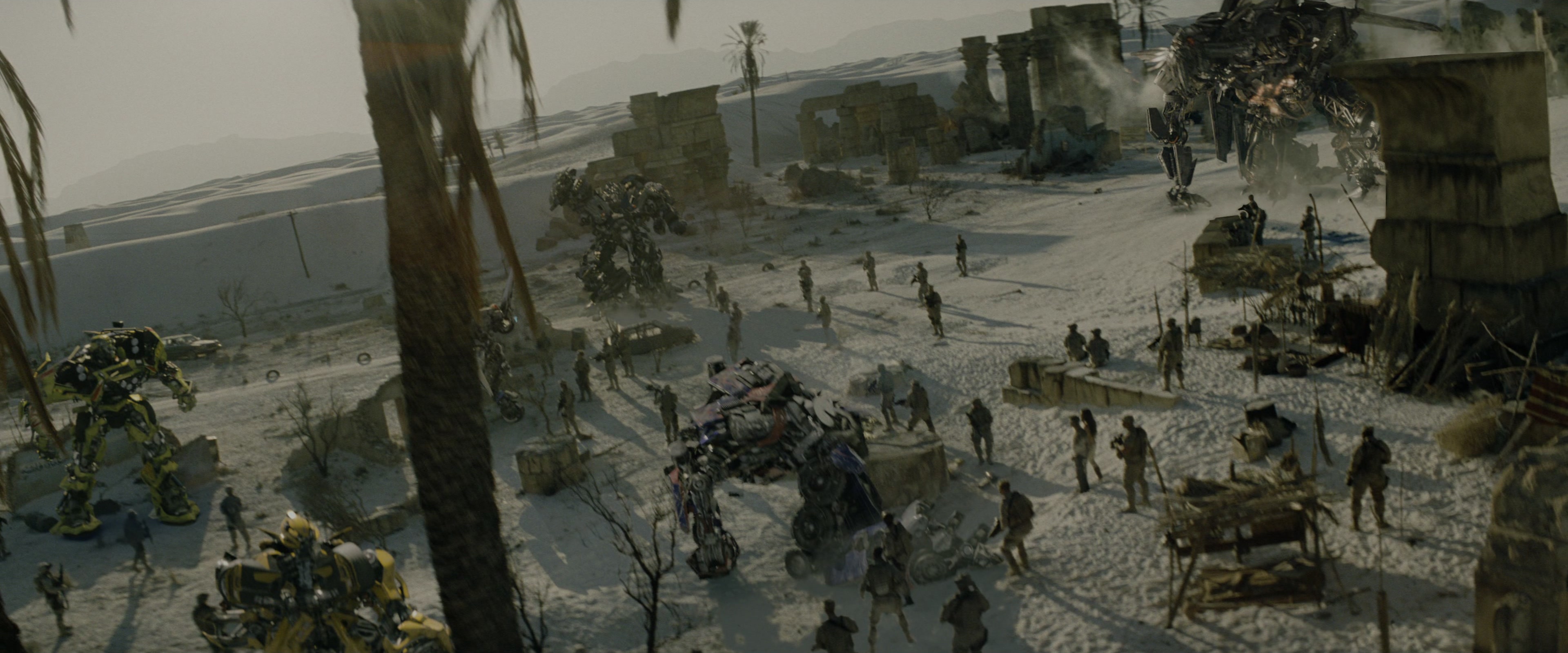 Transformers: Revenge of the Fallen (2009), wide, 2.40:1 — film still