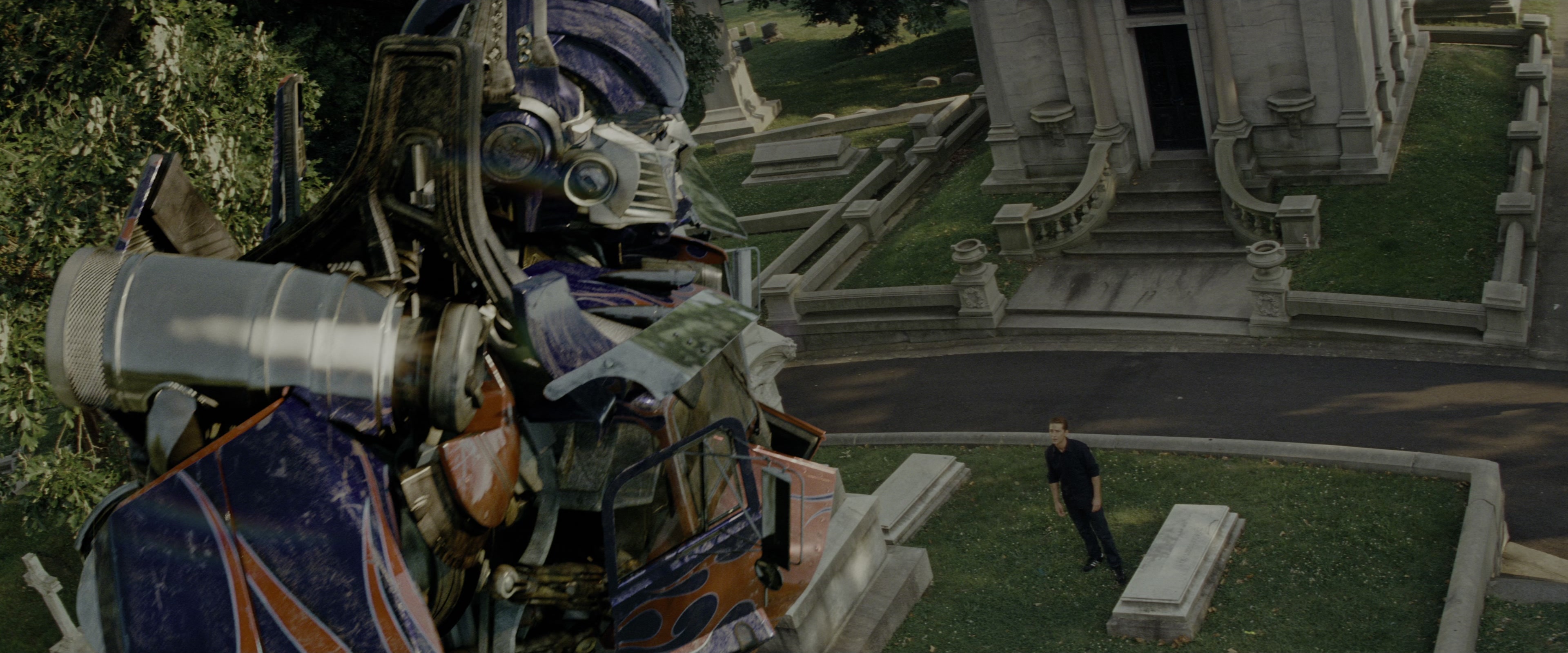 Transformers: Revenge of the Fallen (2009), wide, 2.40:1 — film still