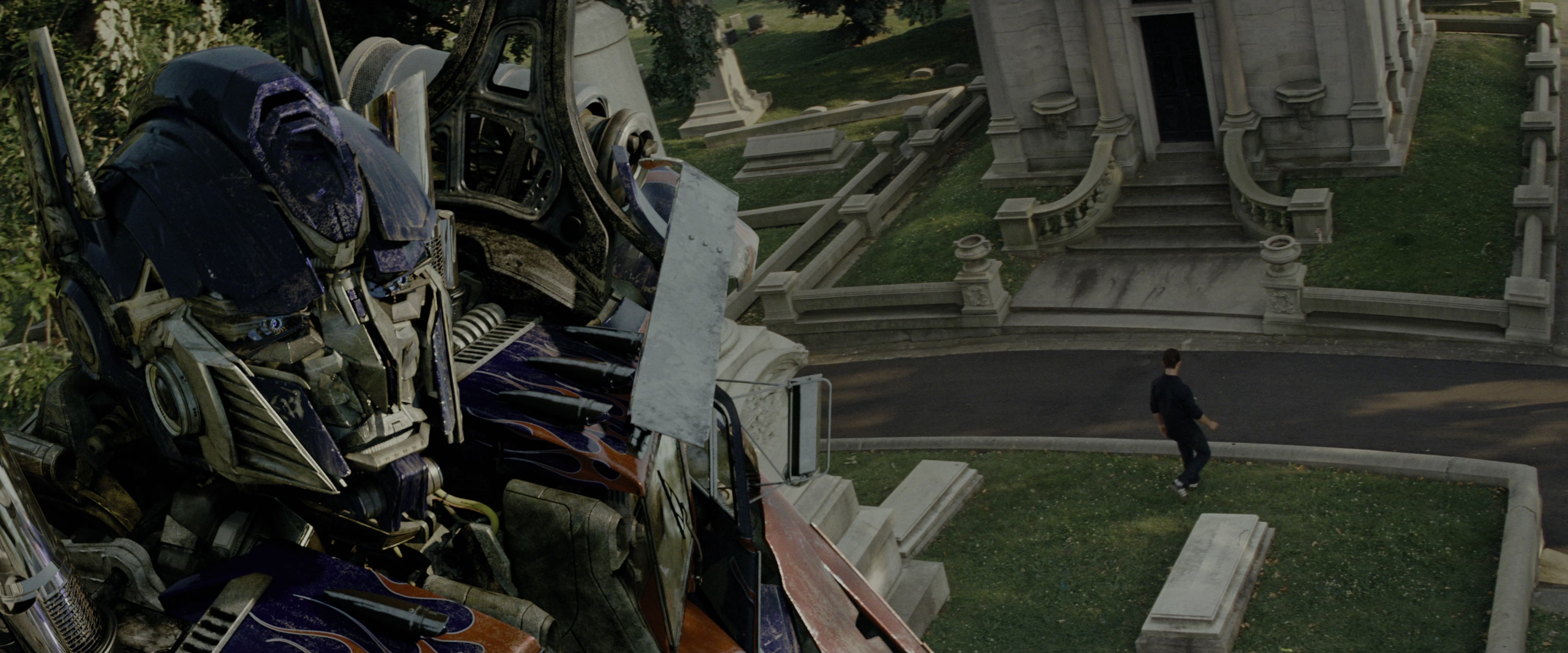 Transformers: Revenge of the Fallen (2009), wide, 2.40:1 — film still