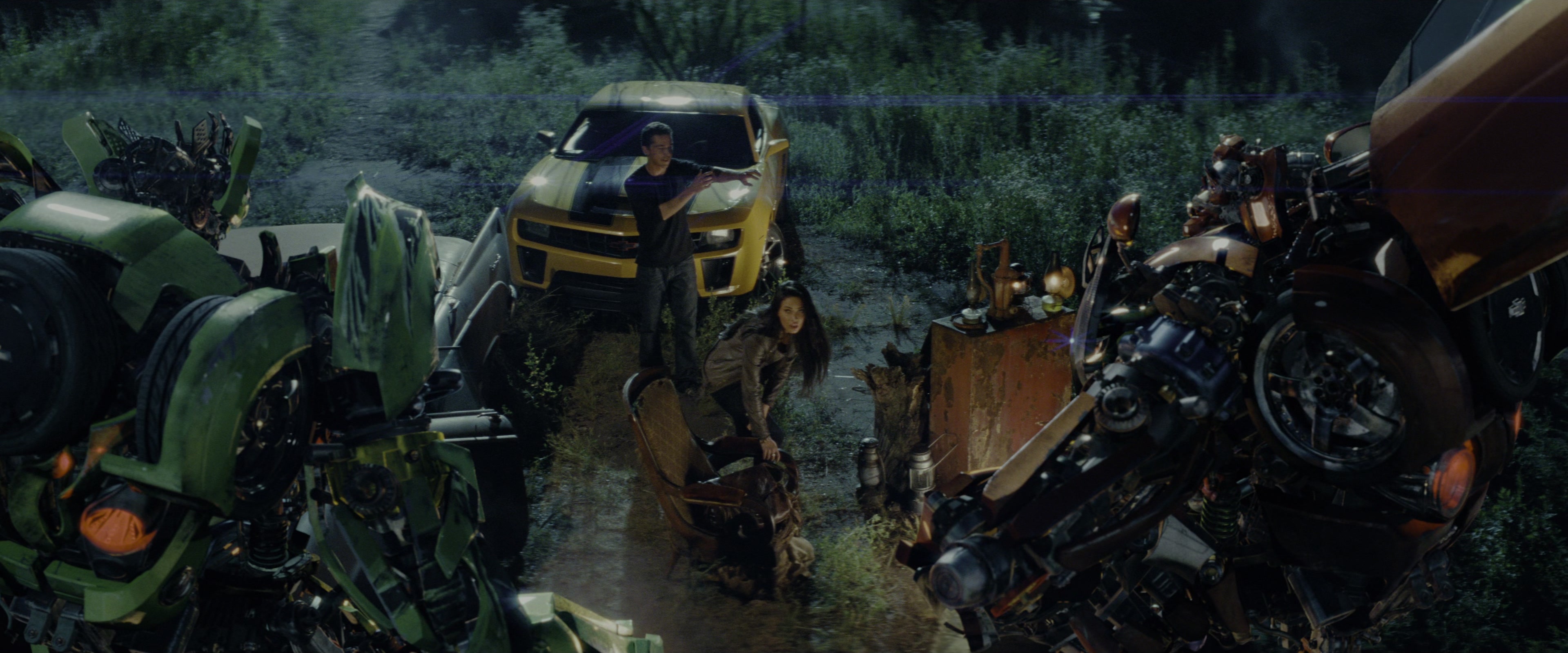 Transformers: Revenge of the Fallen (2009), wide, 2.40:1 — film still