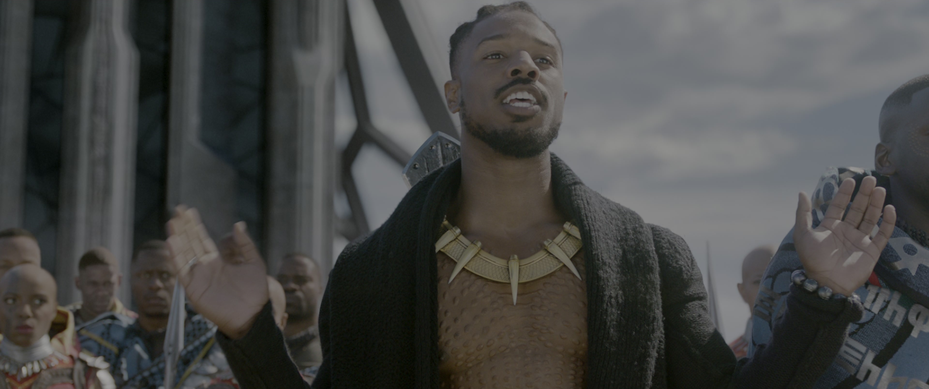 Black Panther (2018), wide, 2.39:1 — film still