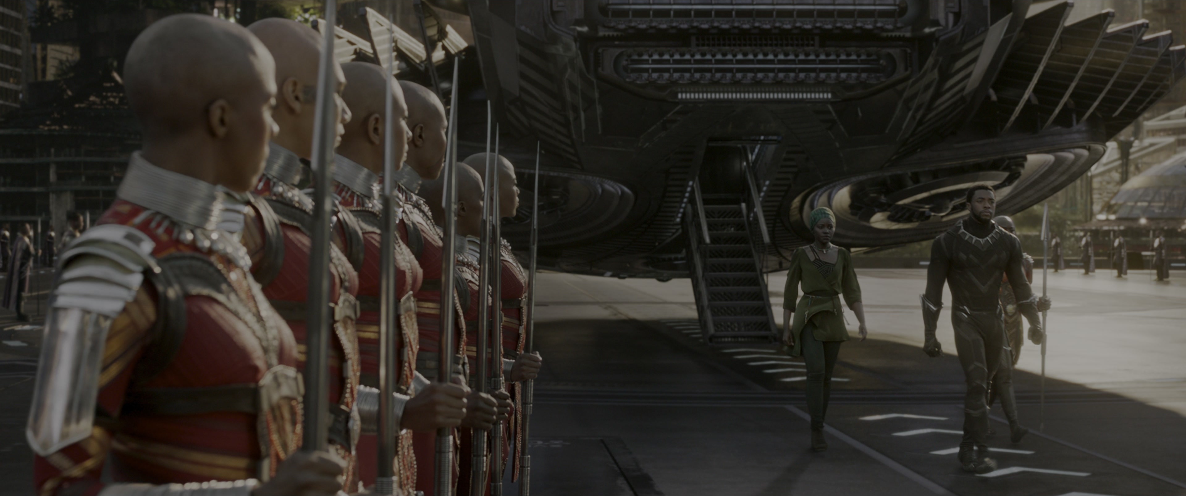 Black Panther (2018), wide, 2.39:1 — film still