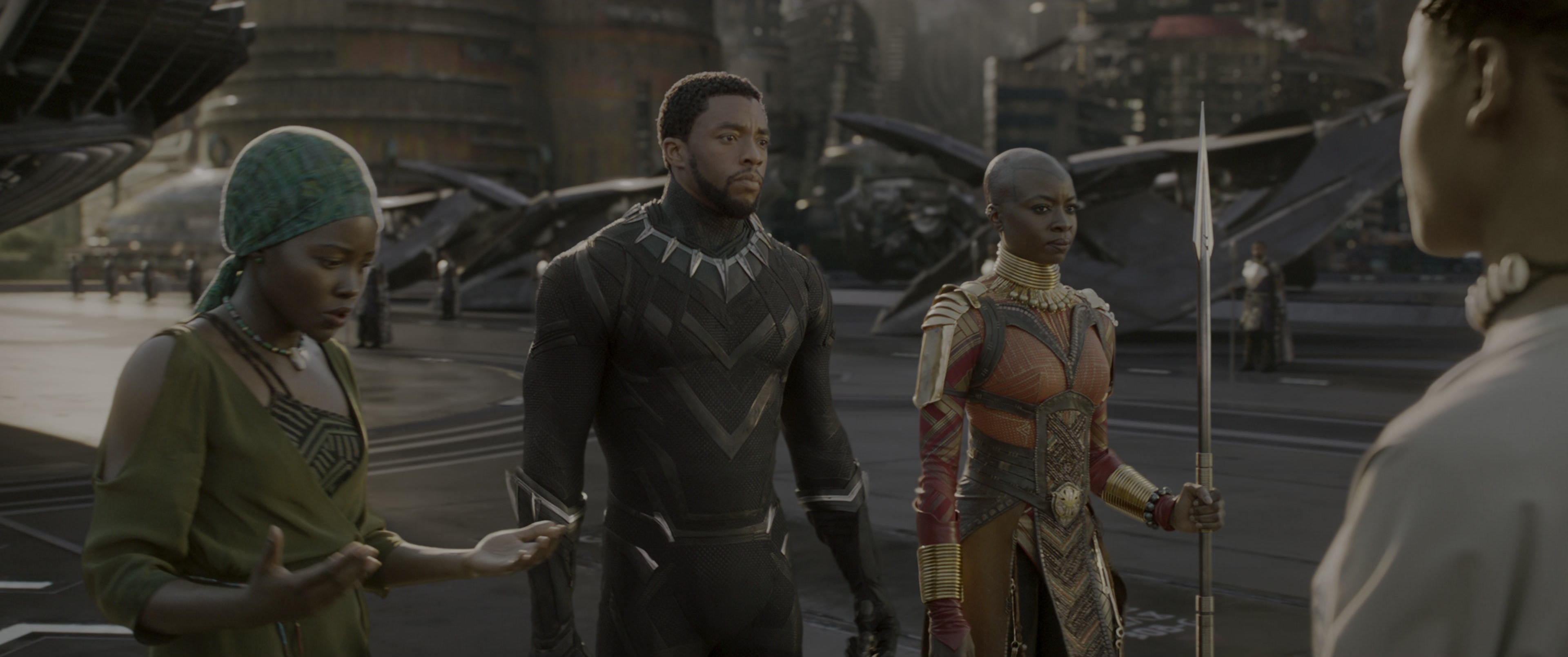 Black Panther (2018), wide, 2.39:1 — film still