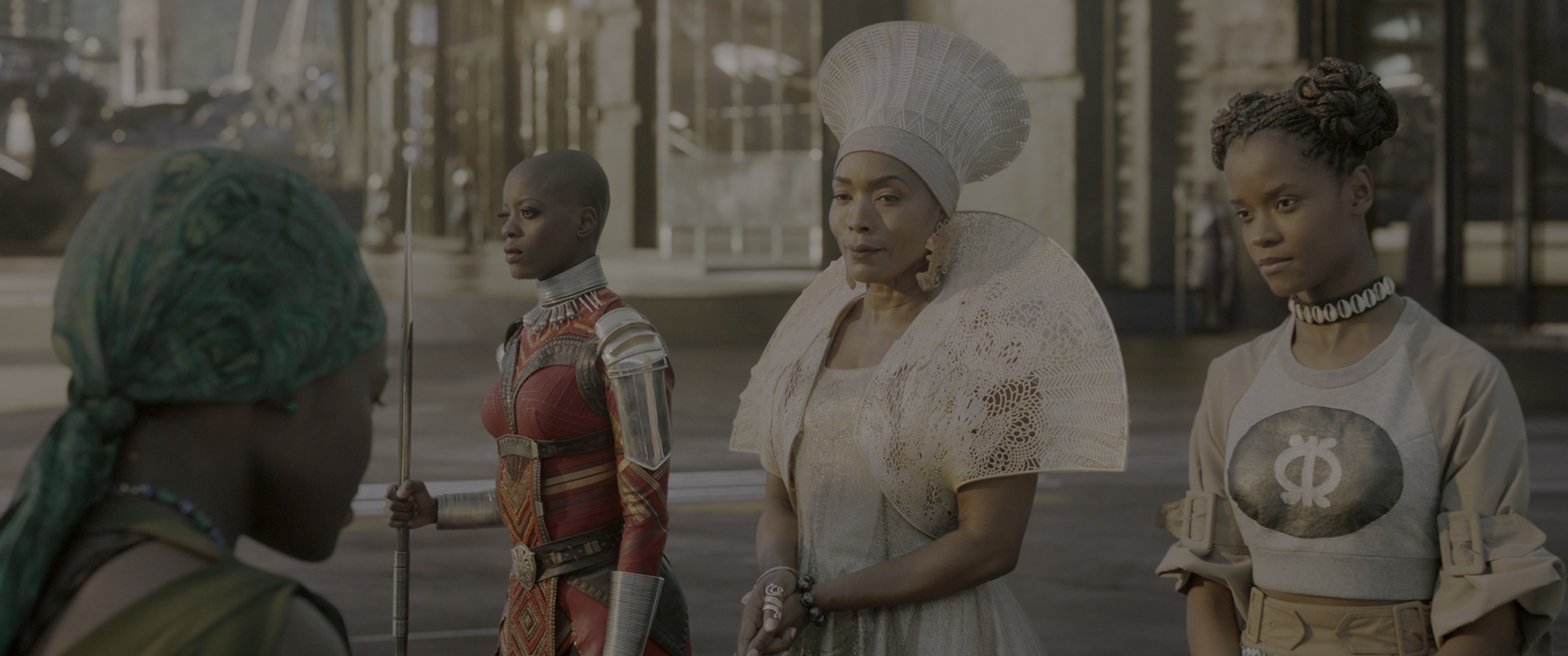 Black Panther (2018), wide, 2.39:1 — film still