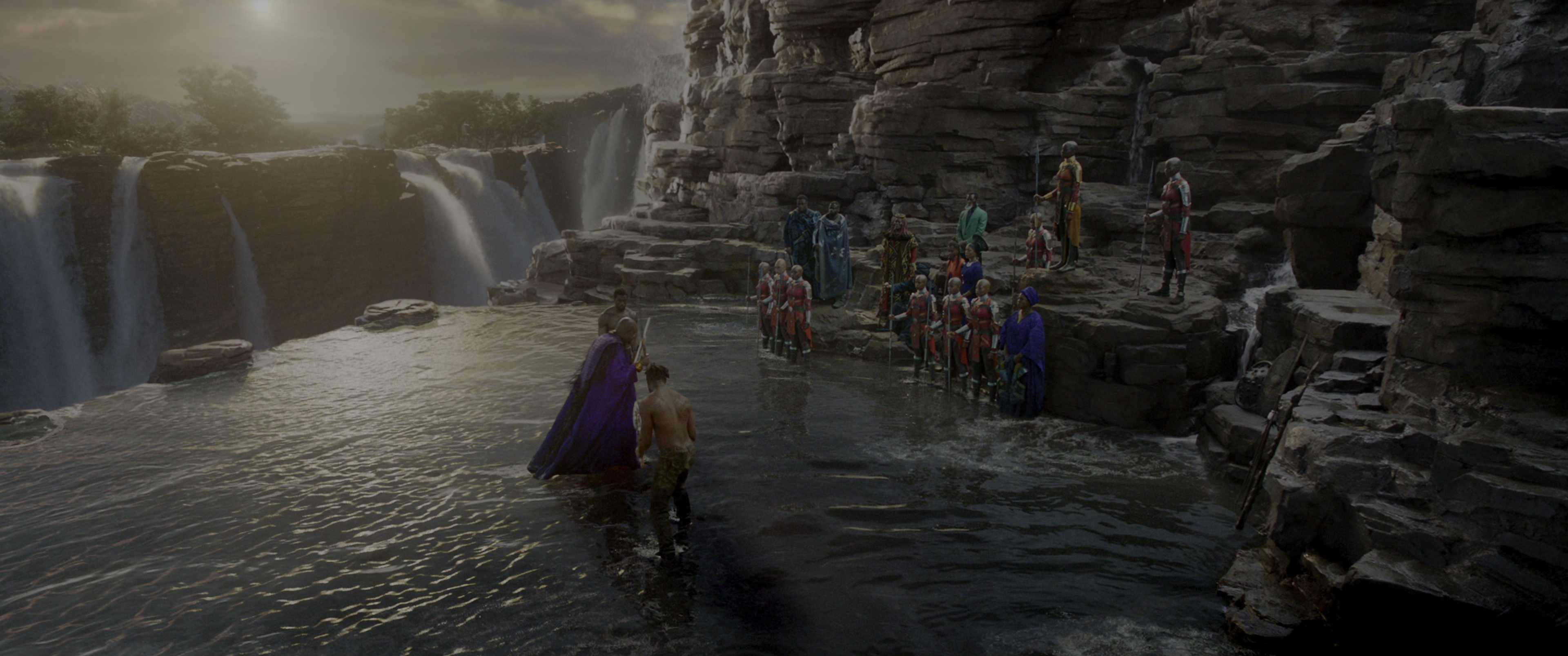 Black Panther (2018), wide, 2.39:1 — film still