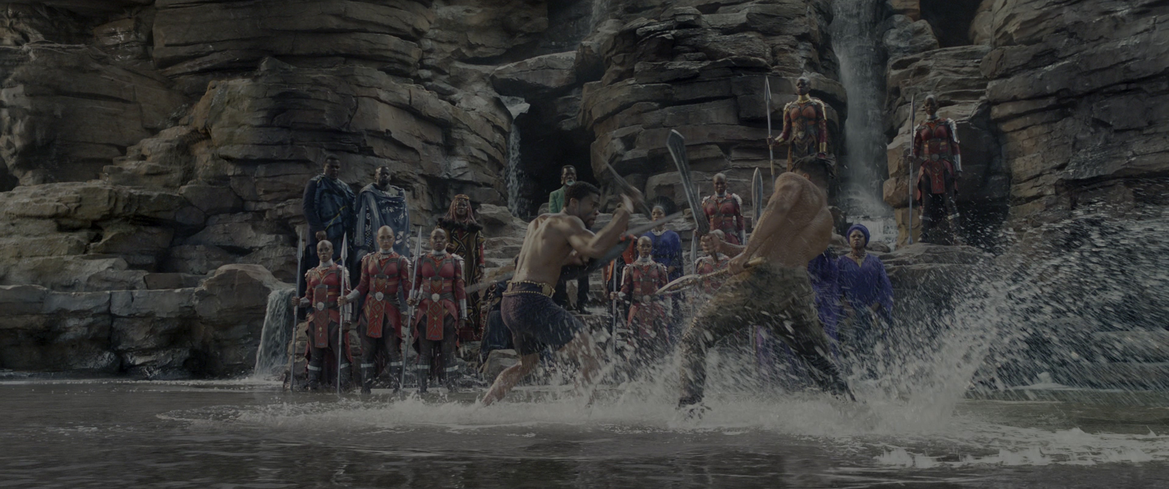 Black Panther (2018), wide, 2.39:1 — film still