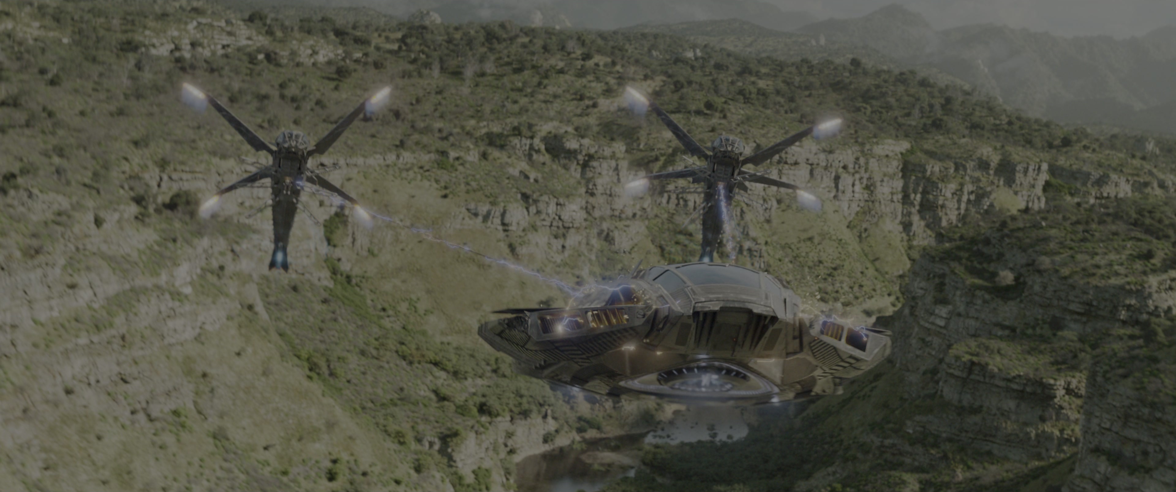 Black Panther (2018), wide, 2.39:1 — film still