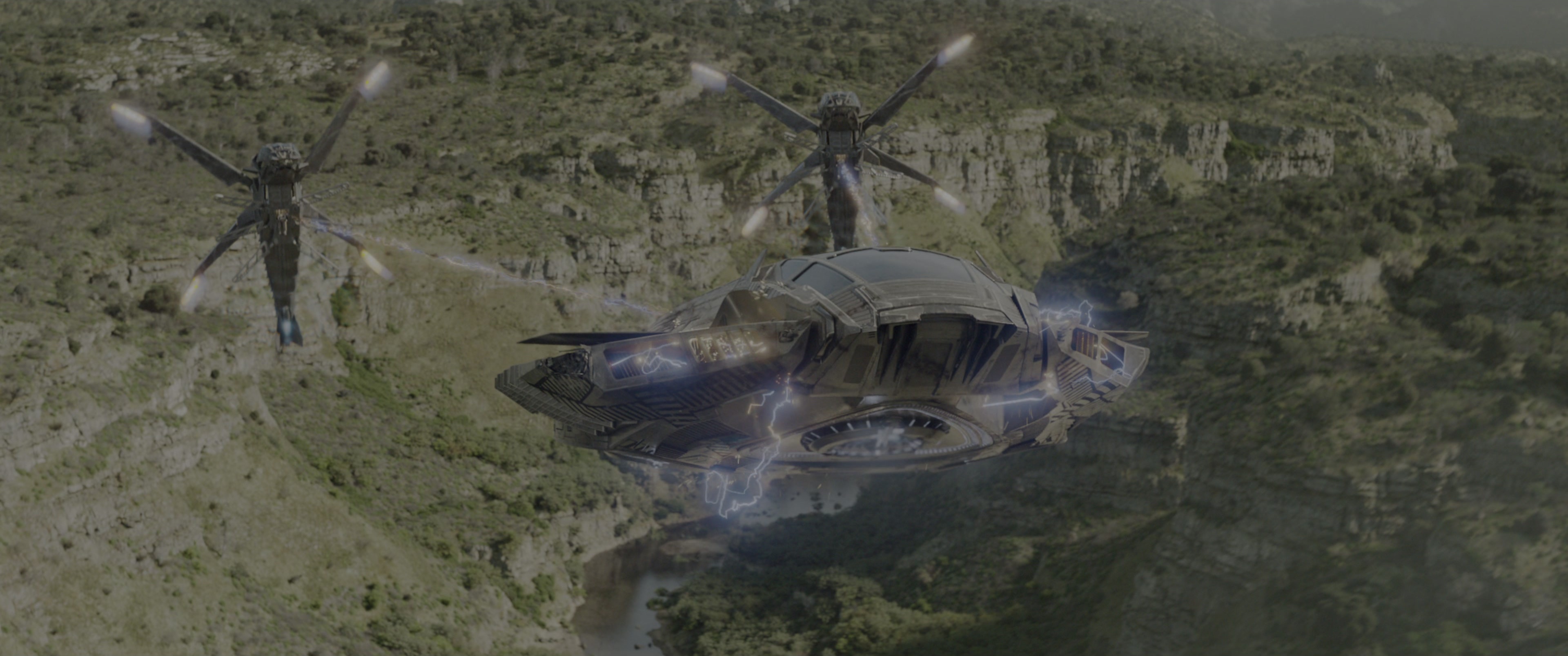 Black Panther (2018), wide, 2.39:1 — film still