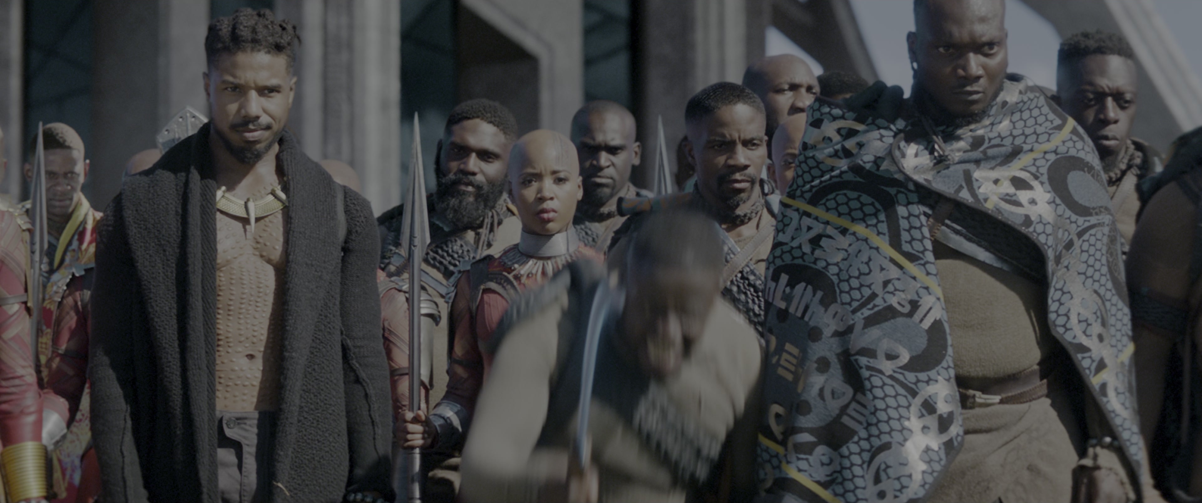 Black Panther (2018), wide, 2.39:1 — film still