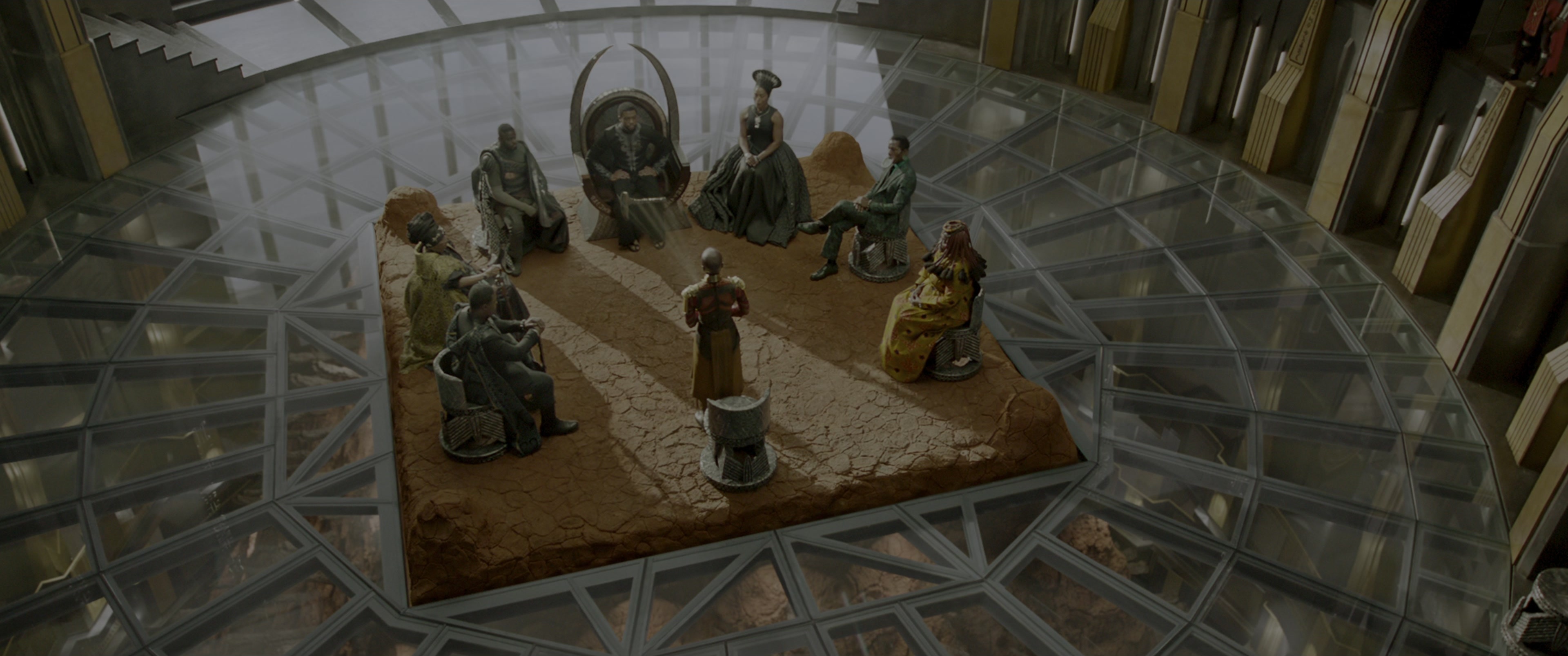 Black Panther (2018), wide, 2.39:1 — film still