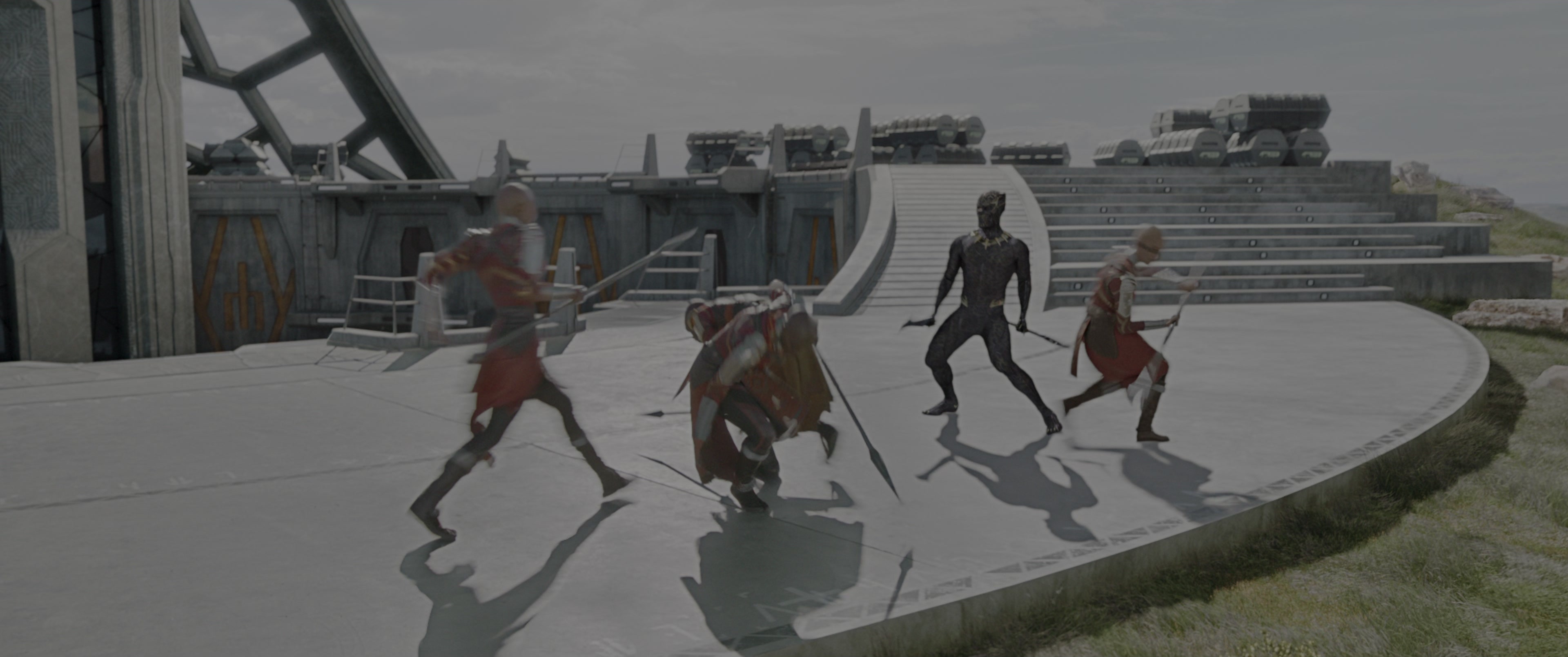 Black Panther (2018), wide, 2.39:1 — film still