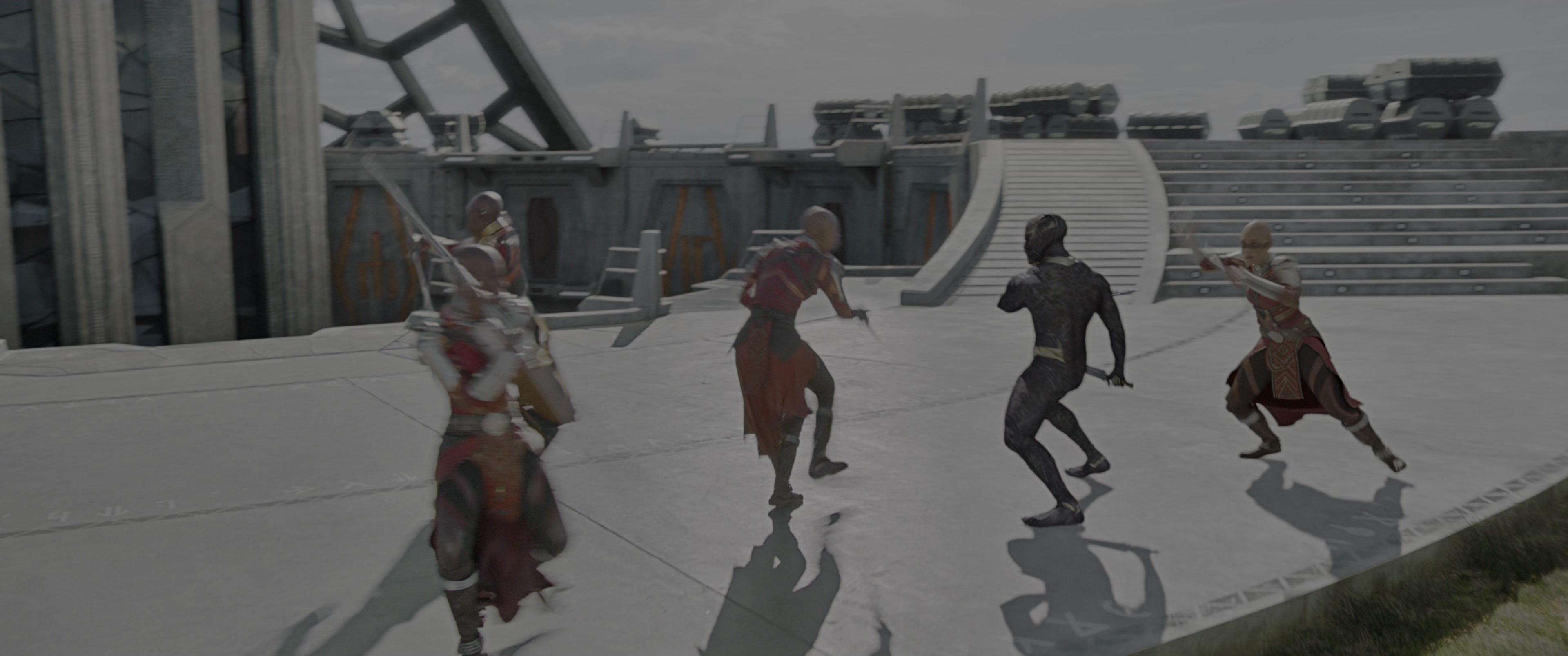 Black Panther (2018), wide, 2.39:1 — film still