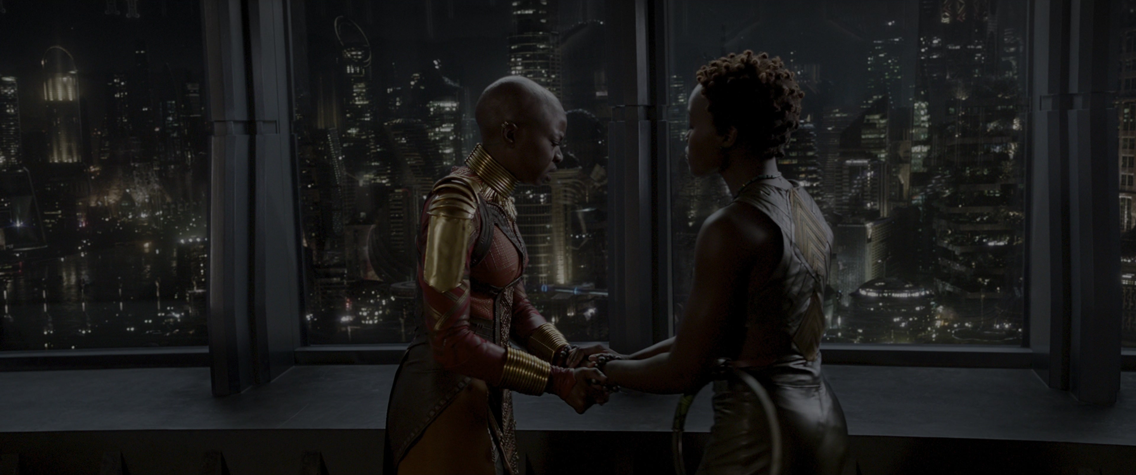 Black Panther (2018), wide, 2.39:1 — film still
