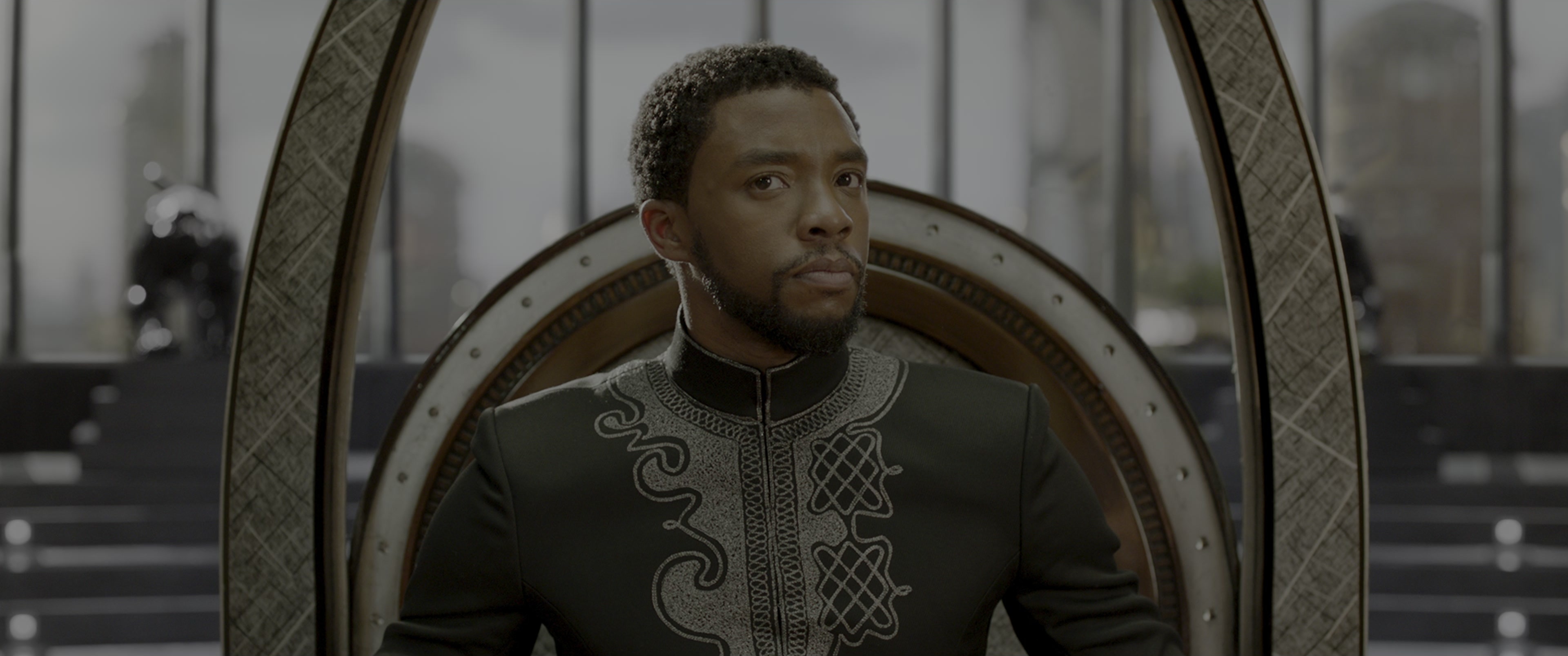 Black Panther (2018), wide, 2.39:1 — film still