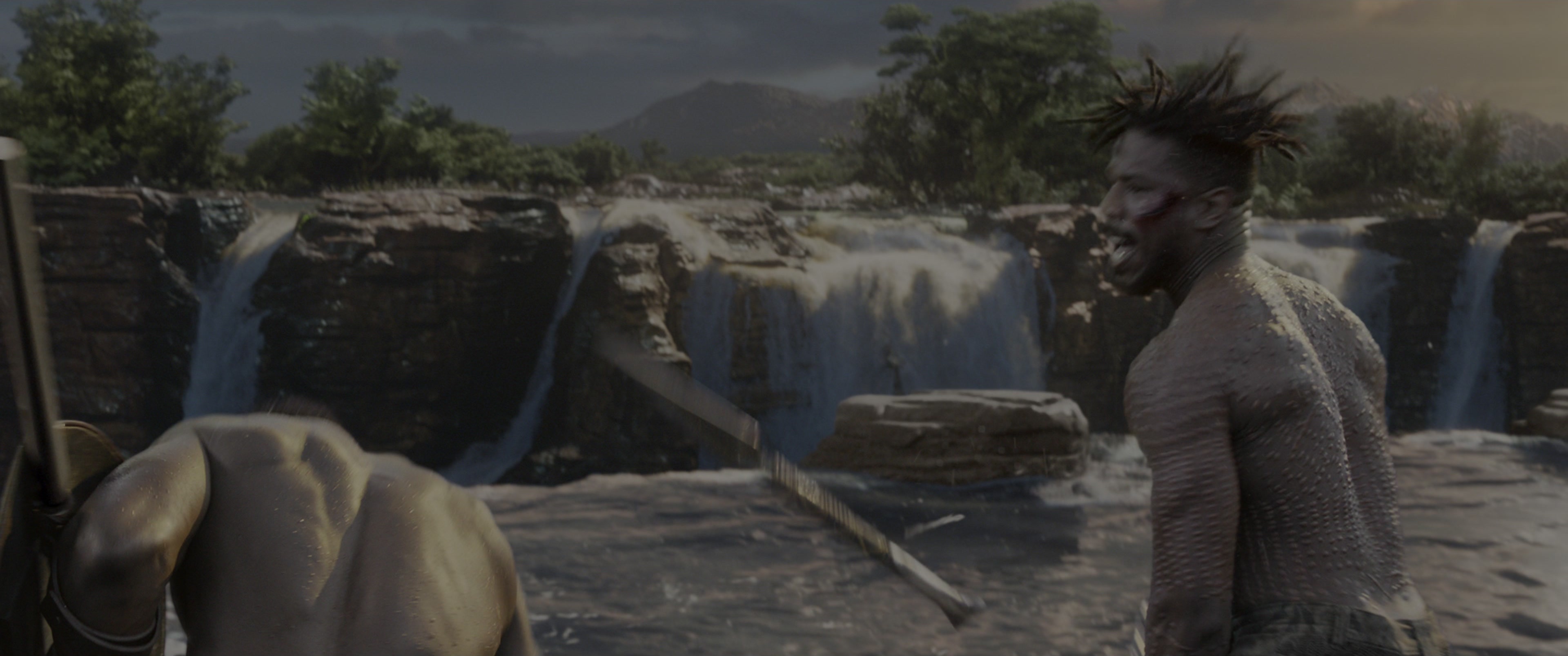Black Panther (2018), wide, 2.39:1 — film still