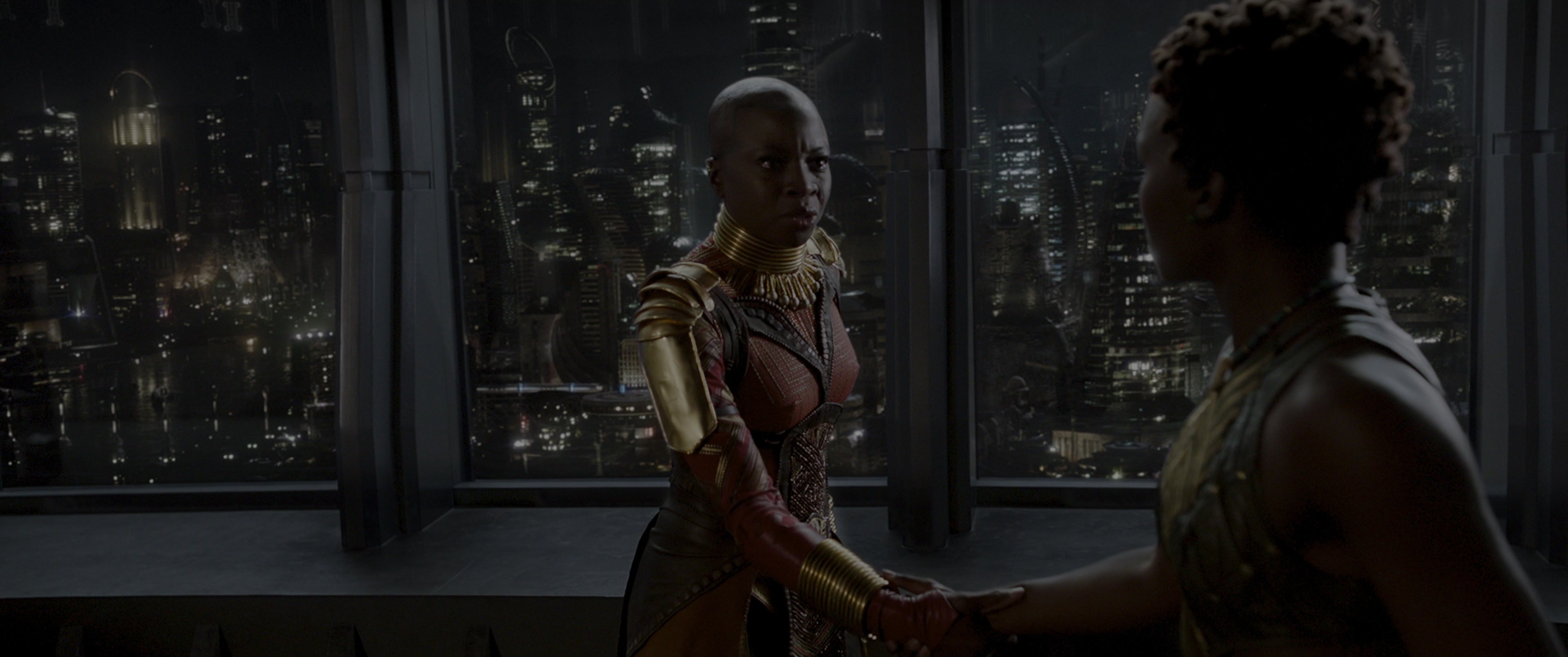 Black Panther (2018), wide, 2.39:1 — film still