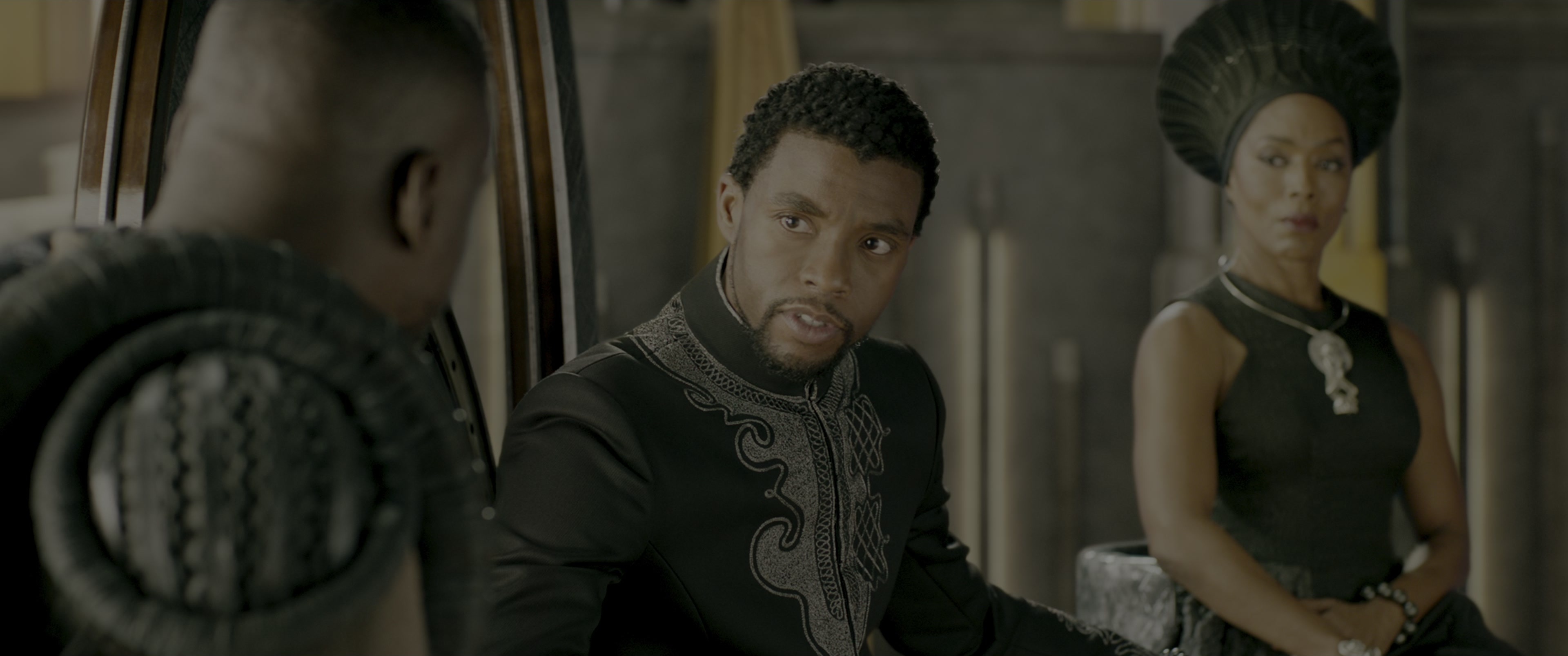 Black Panther (2018), wide, 2.39:1 — film still