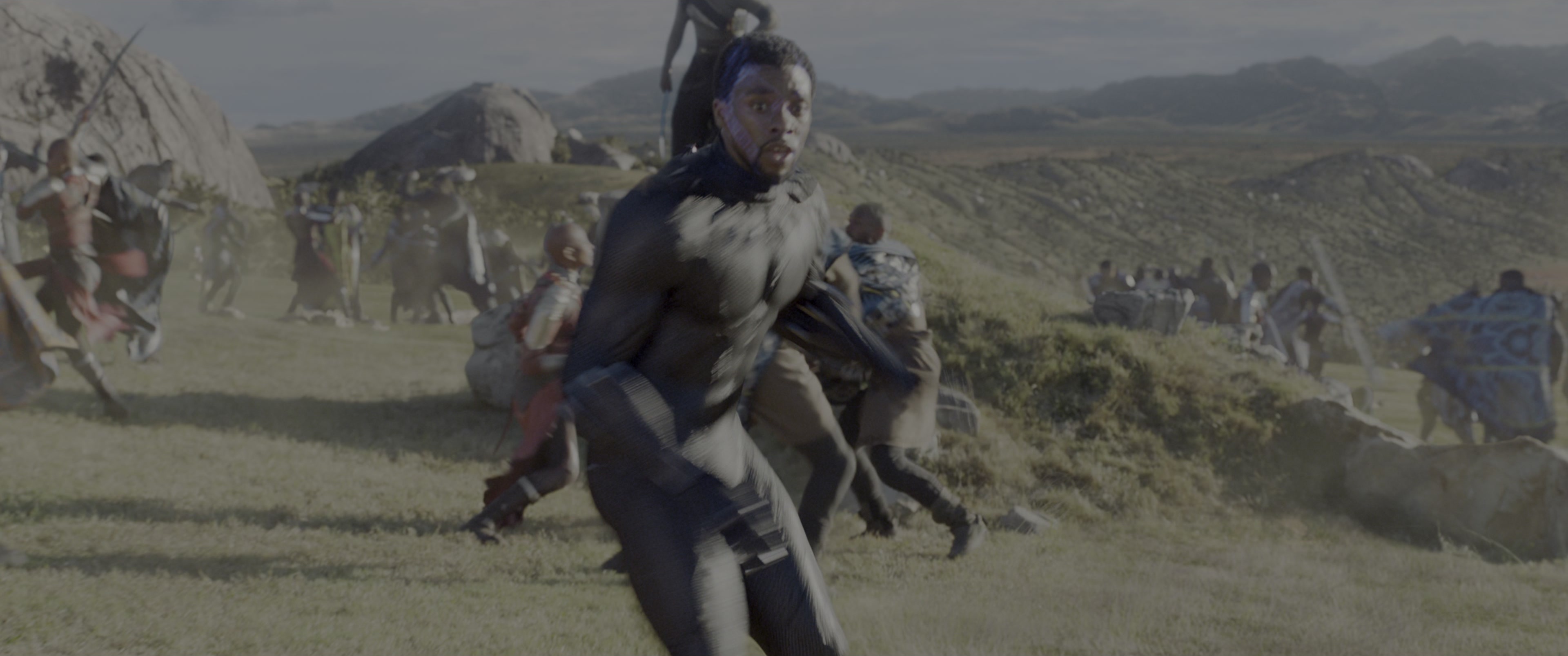 Black Panther (2018), wide, 2.39:1 — film still