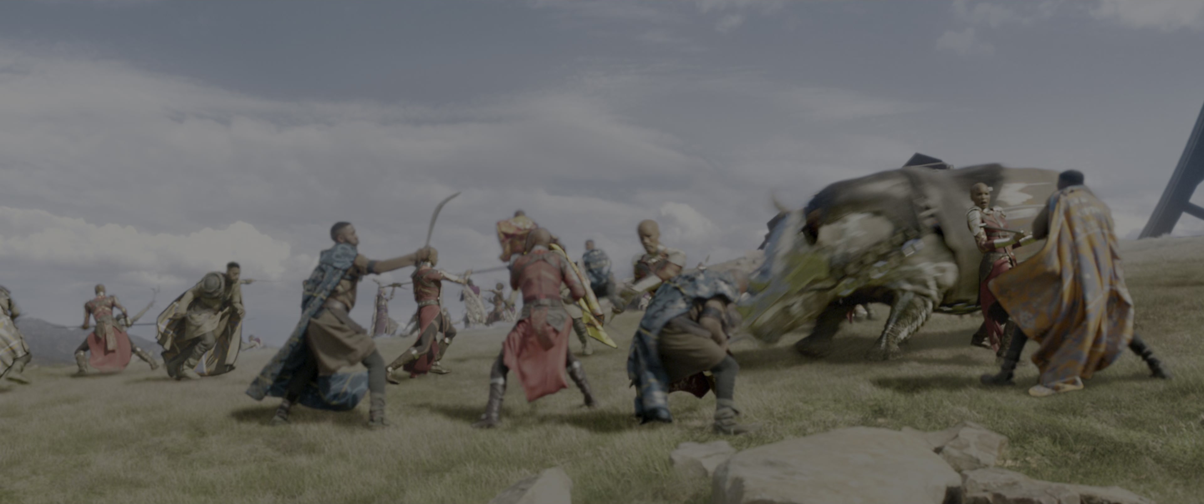 Black Panther (2018), wide, 2.39:1 — film still