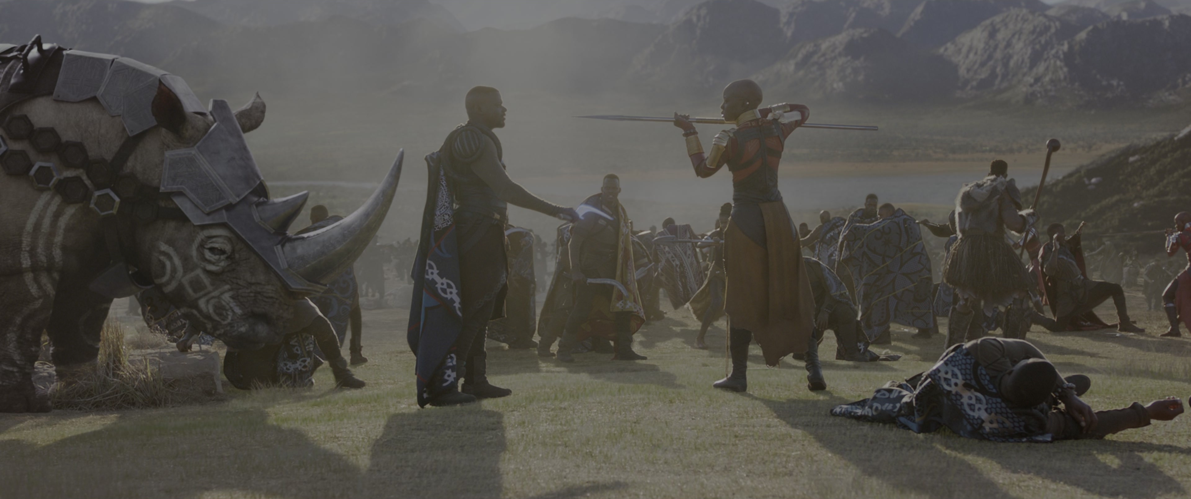 Black Panther (2018), wide, 2.39:1 — film still