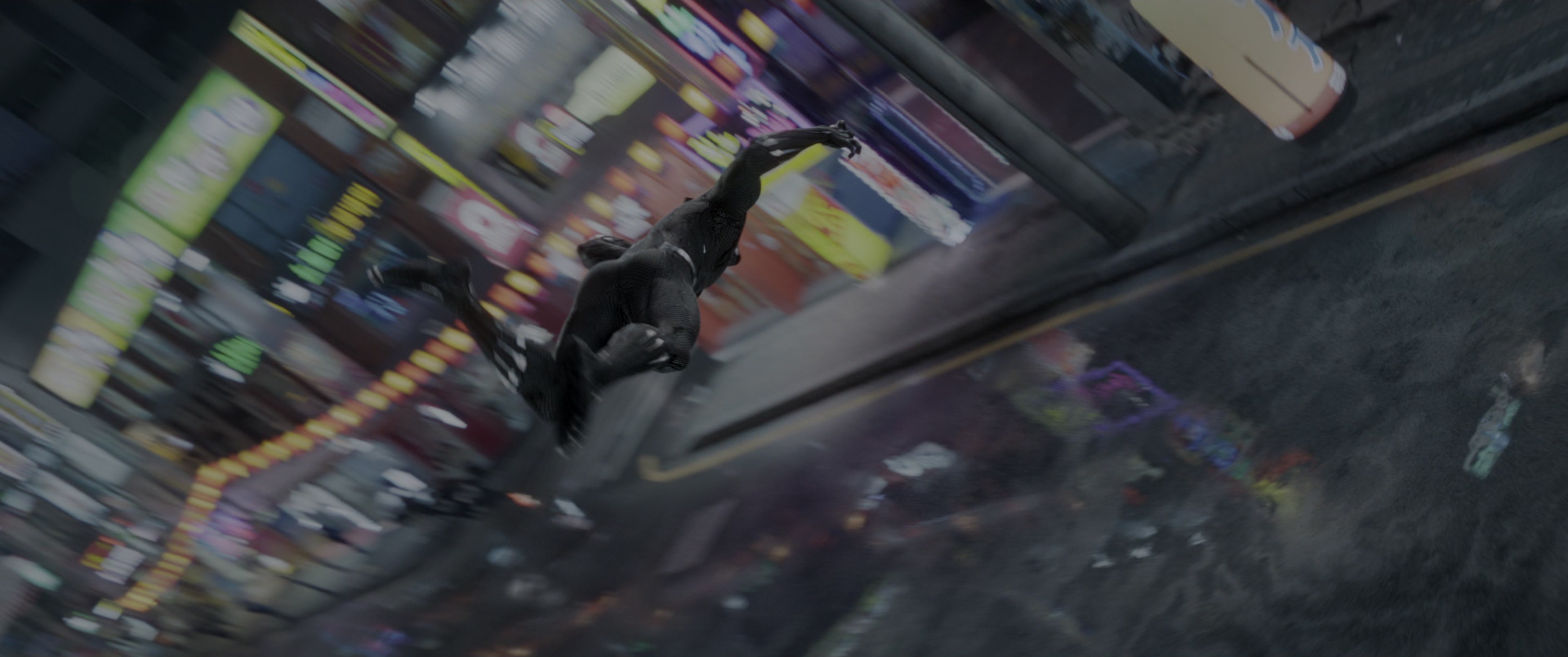 Black Panther (2018), wide, 2.39:1 — film still