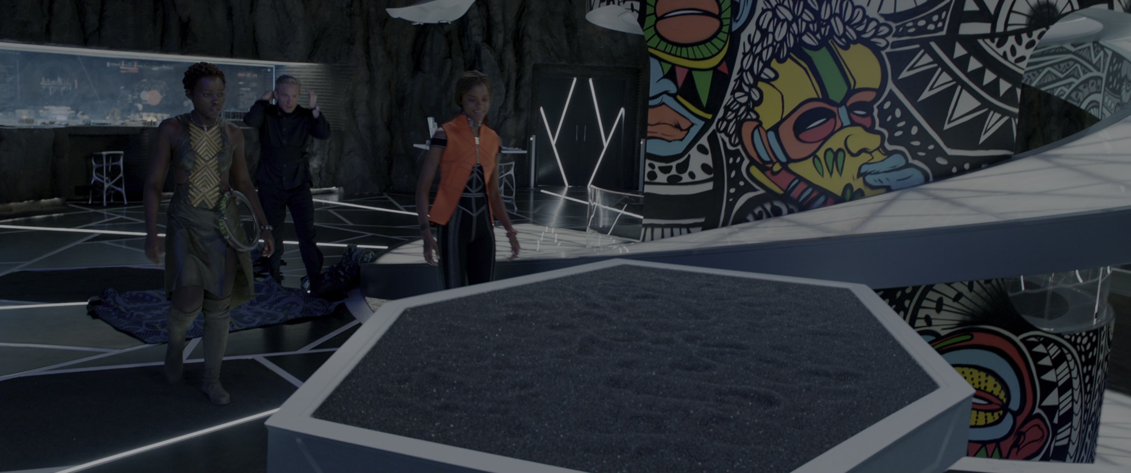 Black Panther (2018), wide, 2.39:1 — film still