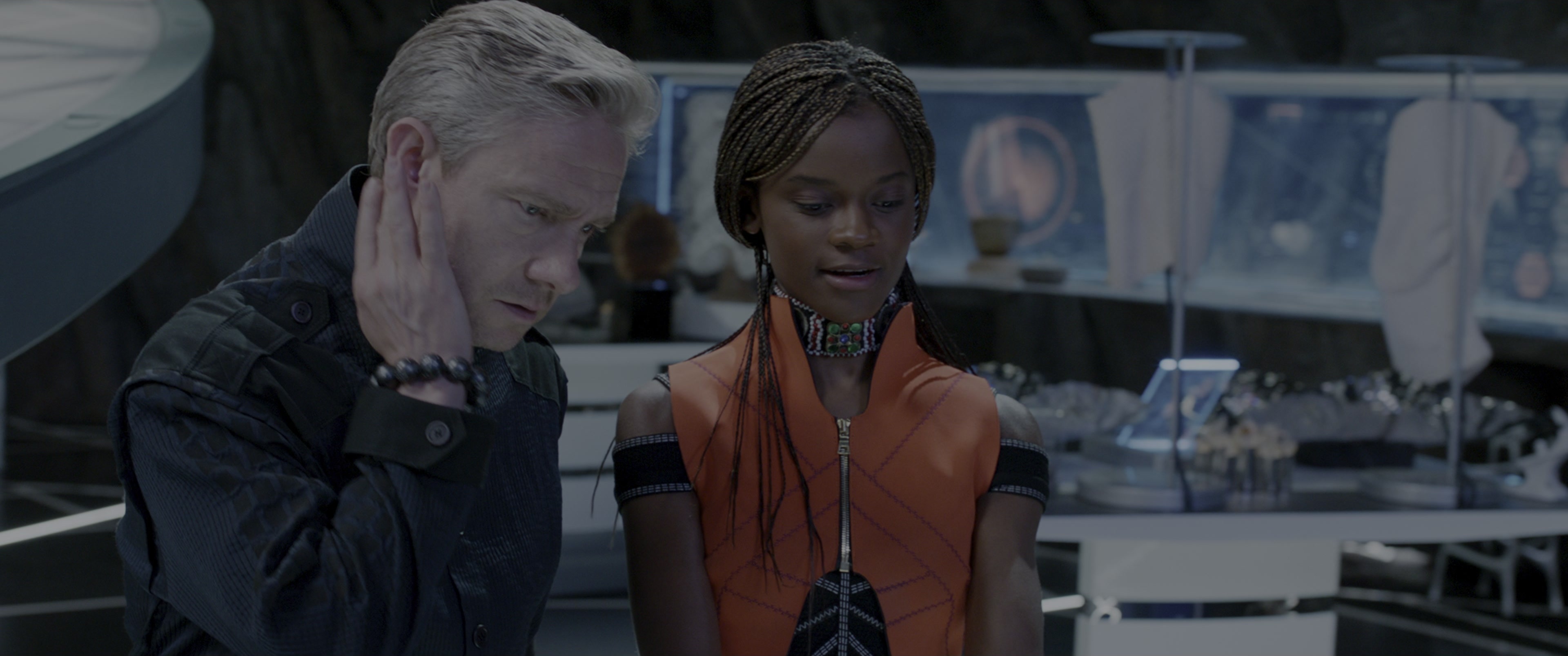 Black Panther (2018), wide, 2.39:1 — film still