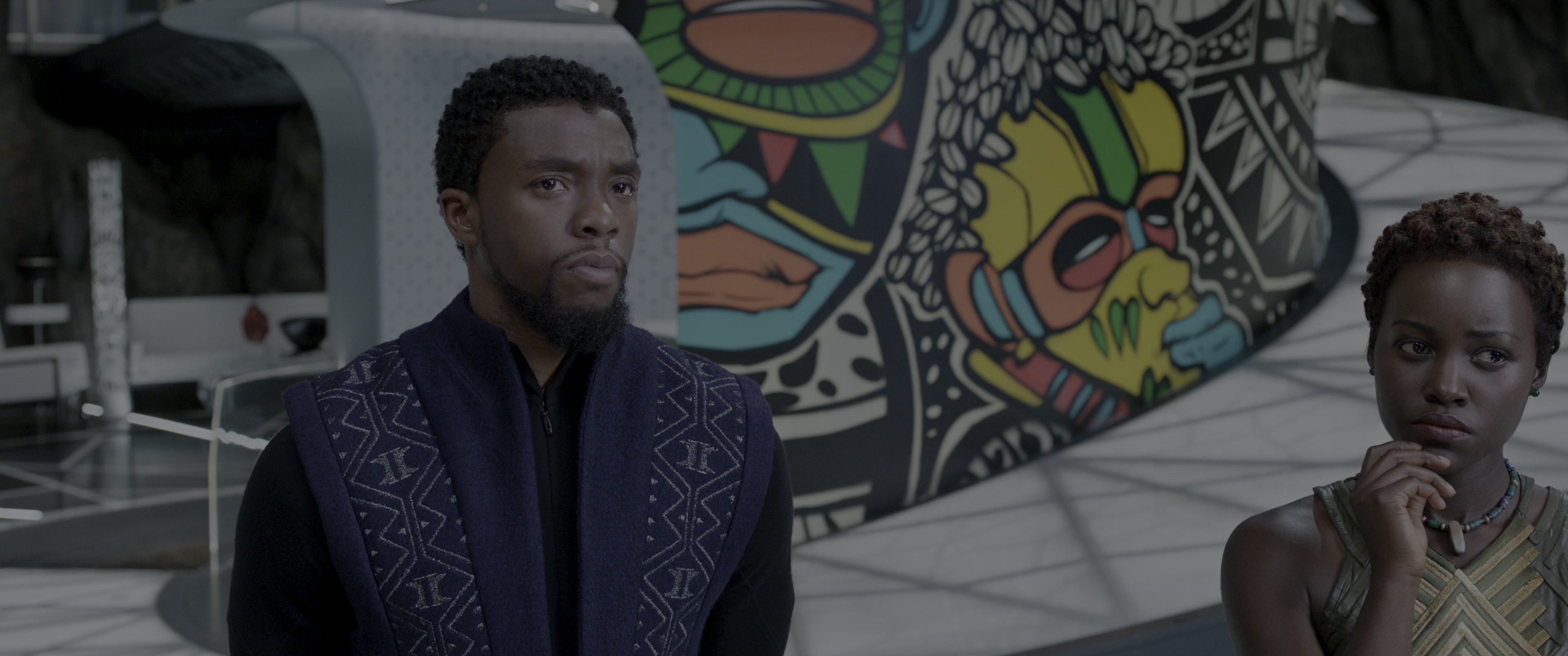 Black Panther (2018), wide, 2.39:1 — film still