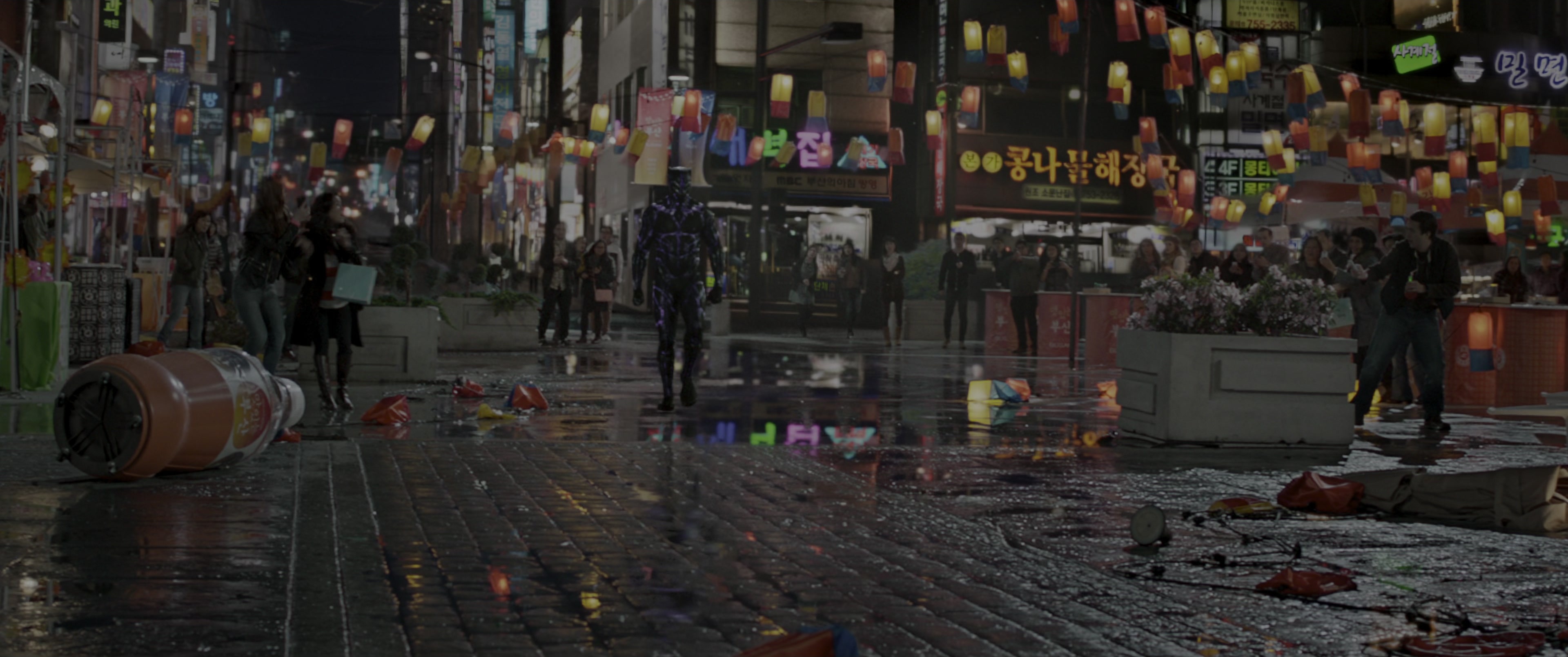 Black Panther (2018), wide, 2.39:1 — film still