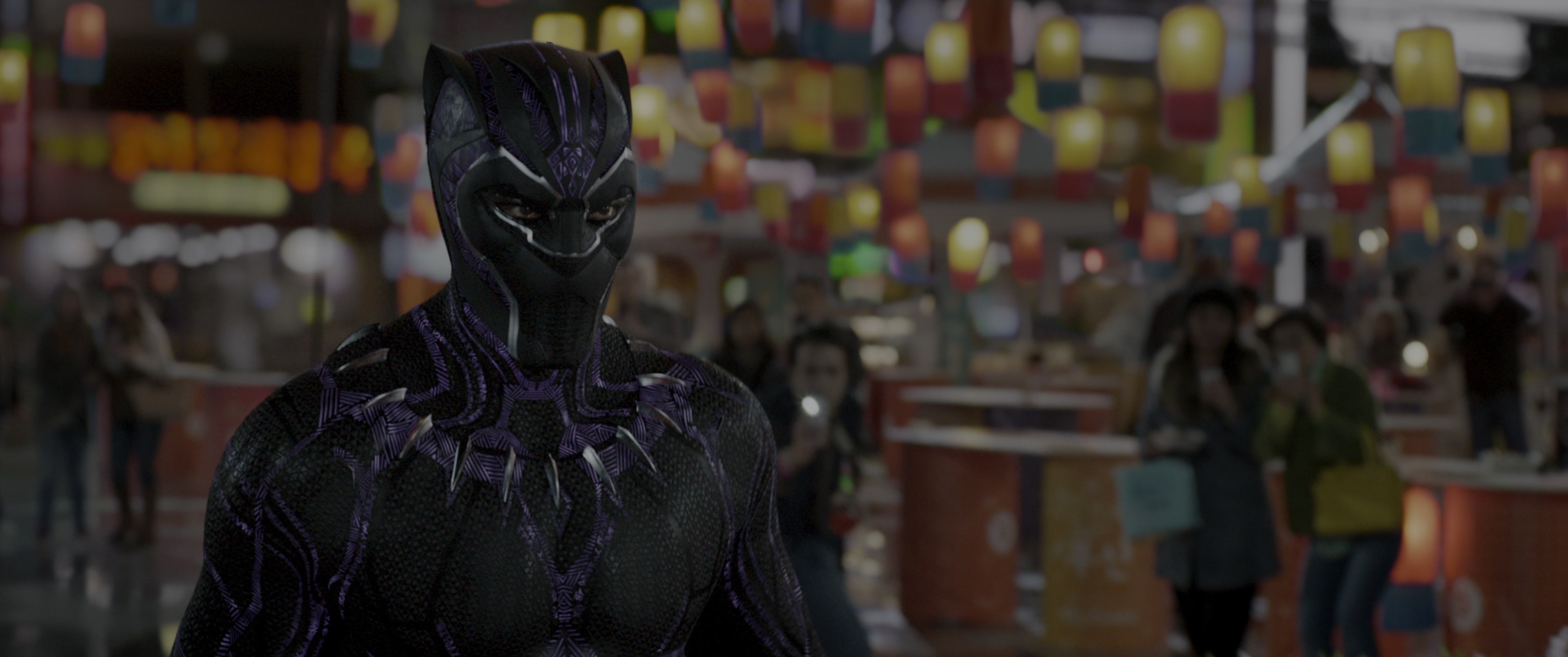 Black Panther (2018), wide, 2.39:1 — film still