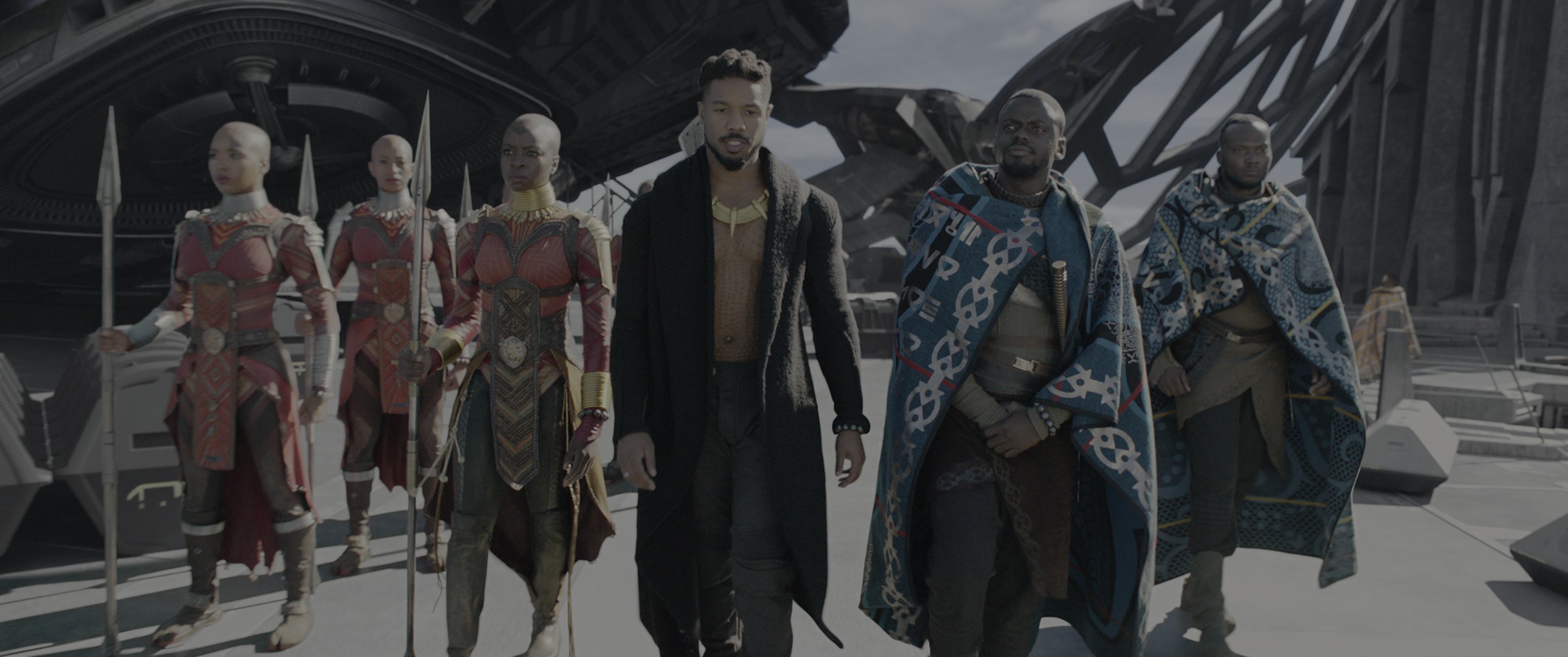 Black Panther (2018), wide, 2.39:1 — film still