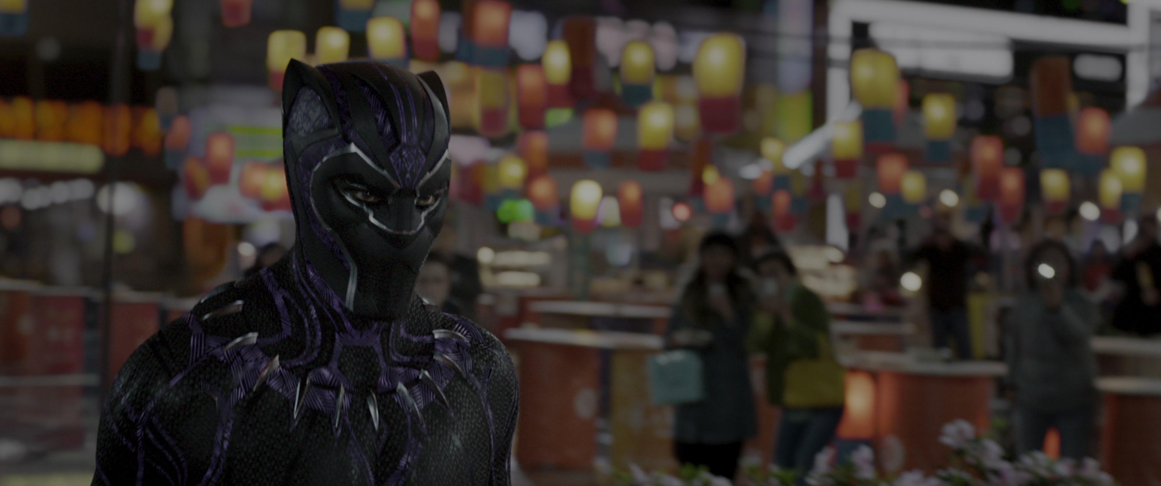 Black Panther (2018), wide, 2.39:1 — film still