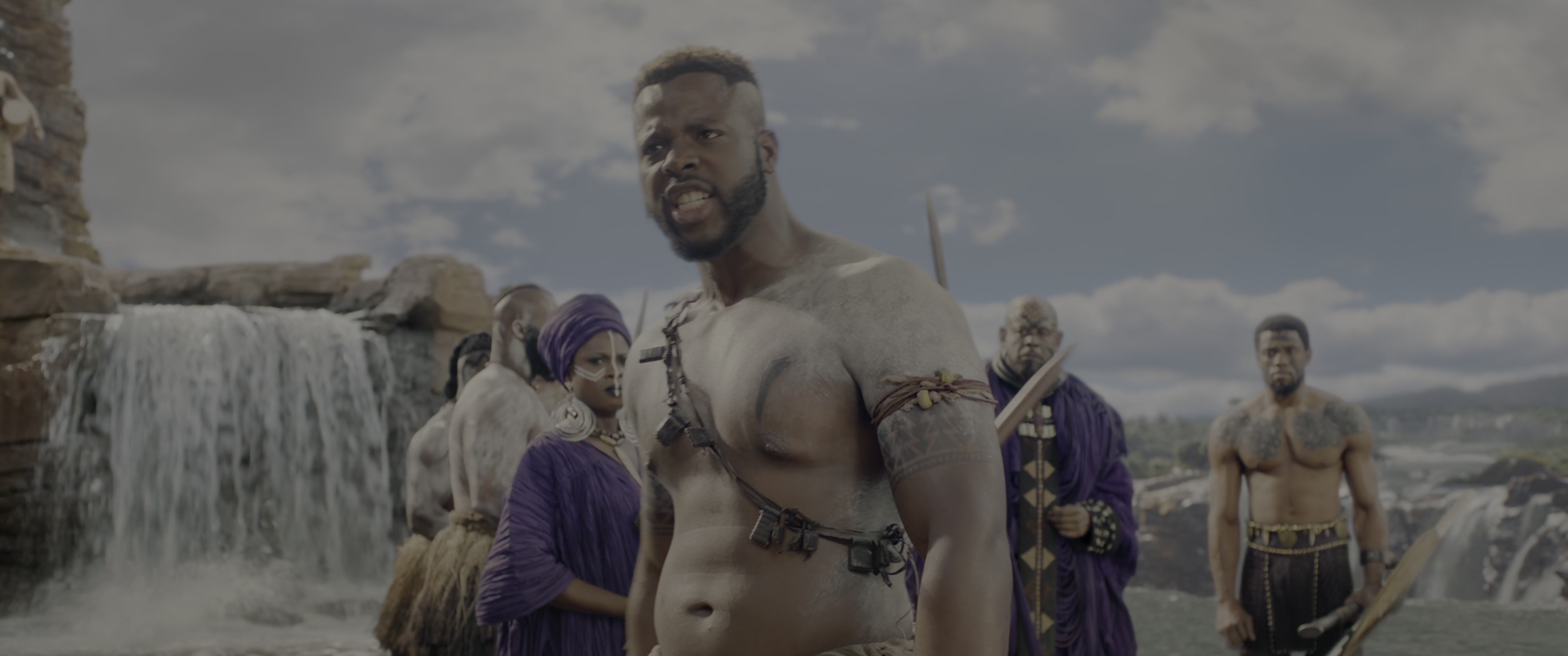 Black Panther (2018), wide, 2.39:1 — film still