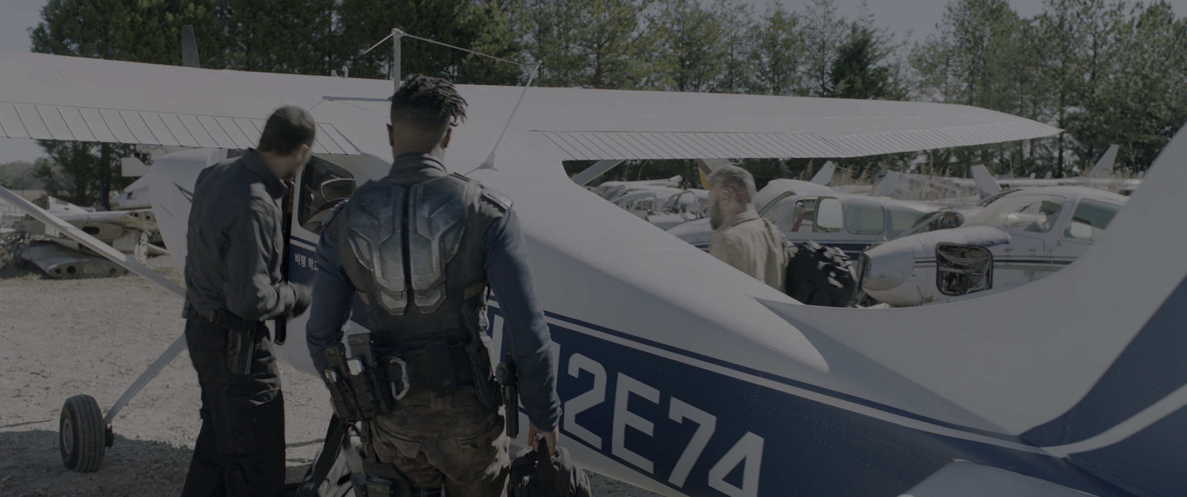 Black Panther (2018), wide, 2.39:1 — film still