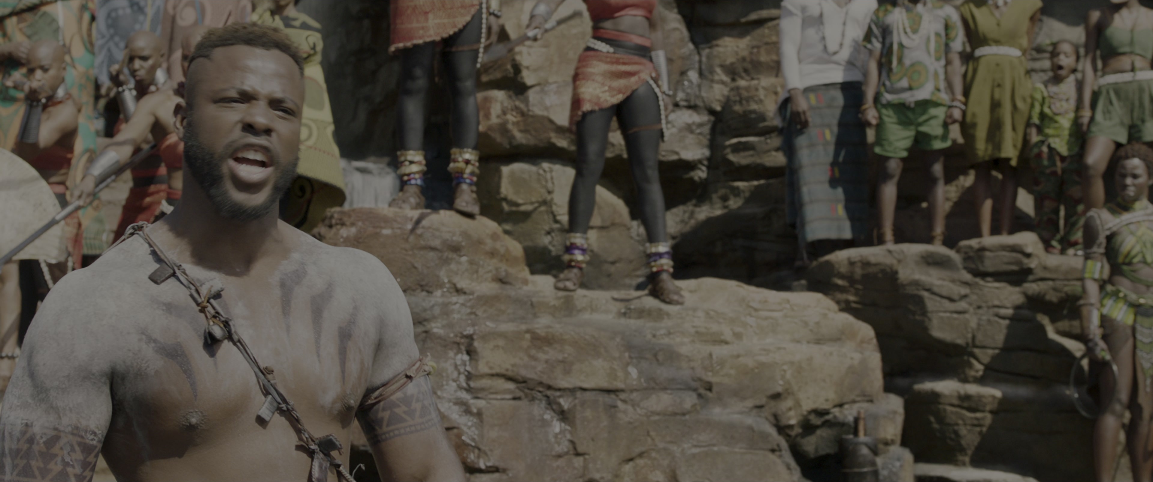 Black Panther (2018), wide, 2.39:1 — film still