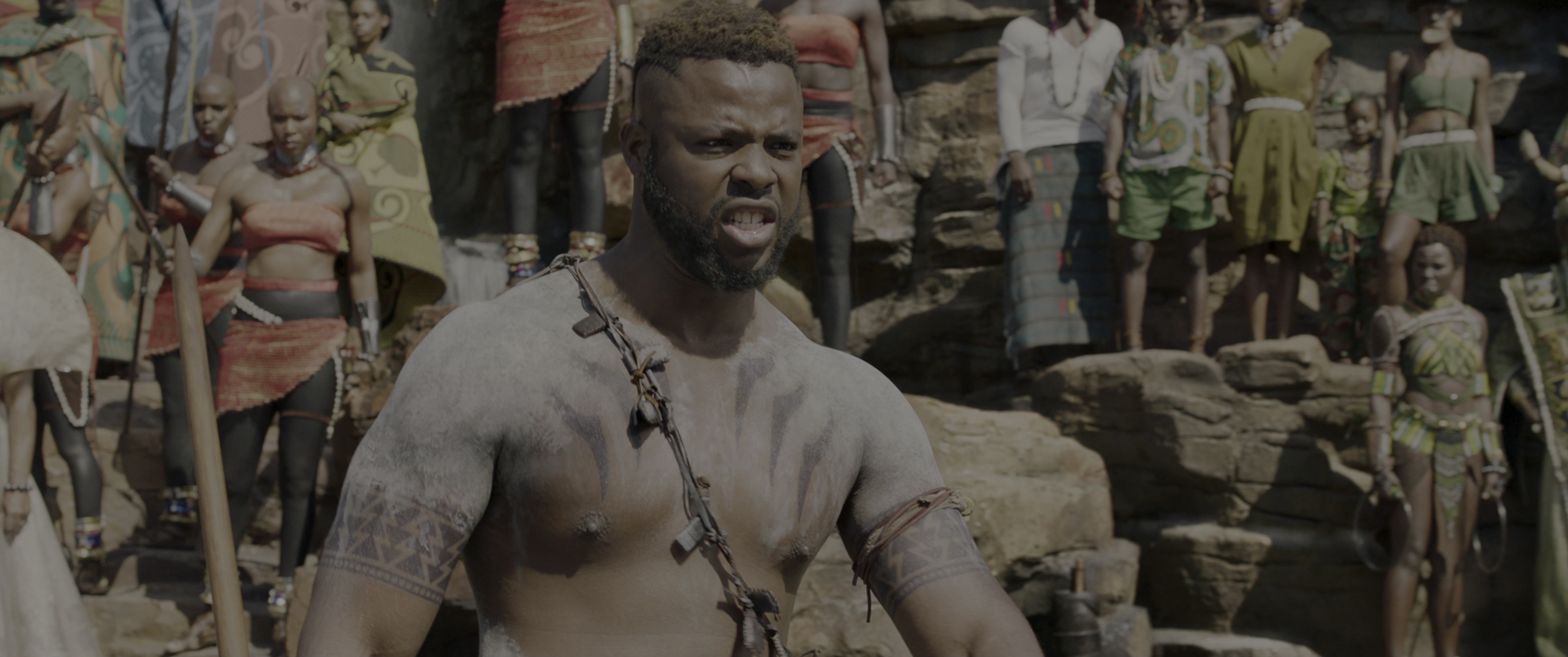 Black Panther (2018), wide, 2.39:1 — film still
