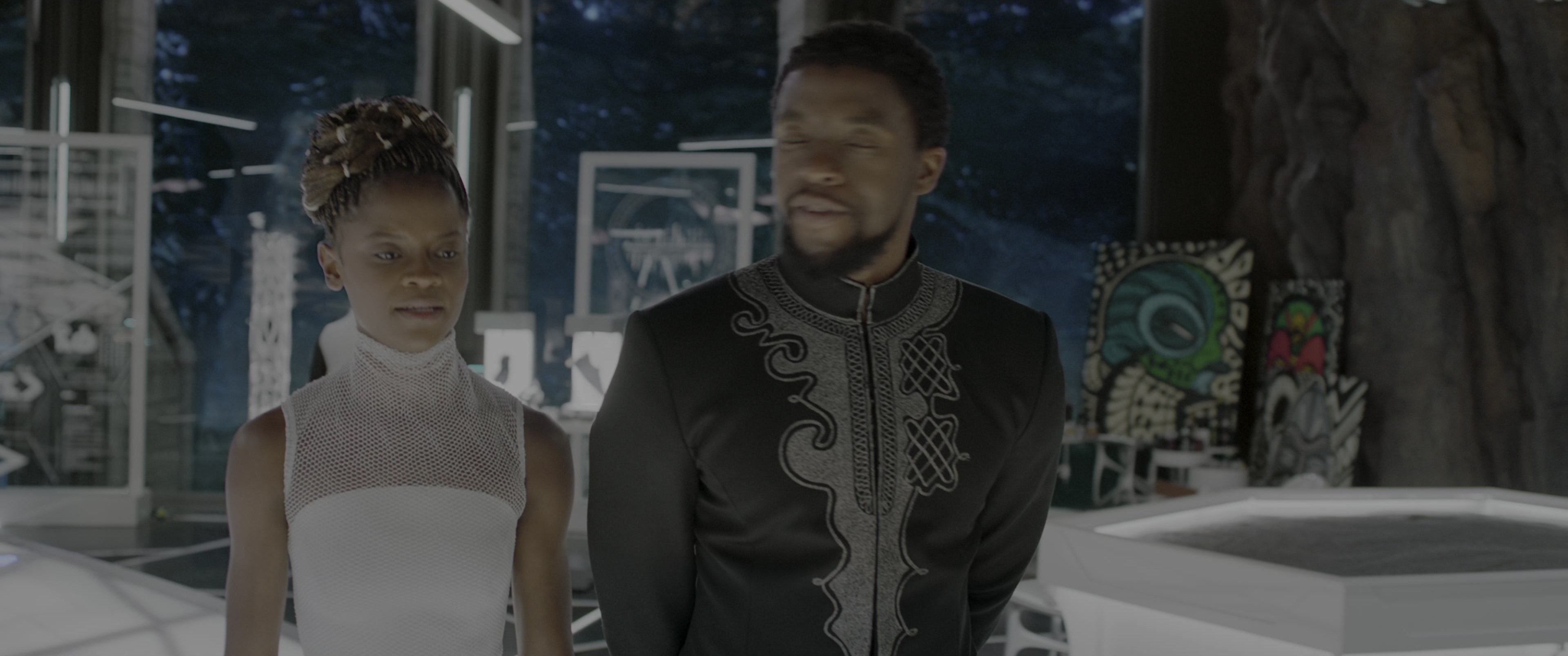 Black Panther (2018), wide, 2.39:1 — film still