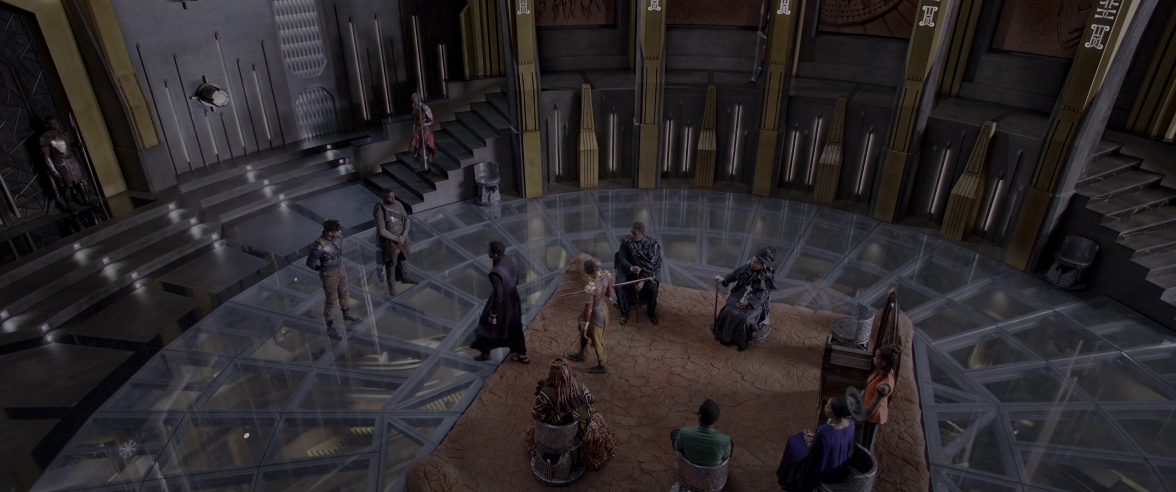 Black Panther (2018), wide, 2.39:1 — film still