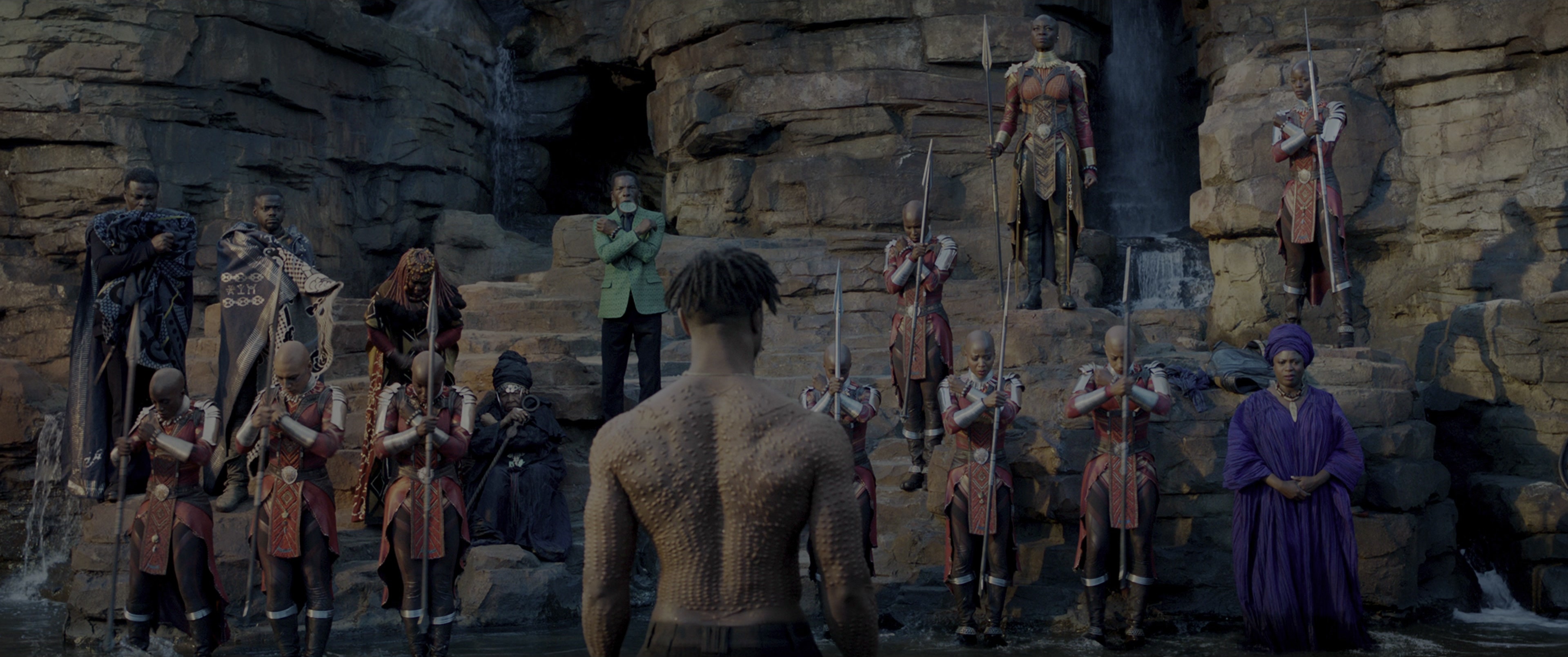 Black Panther (2018), wide, 2.39:1 — film still