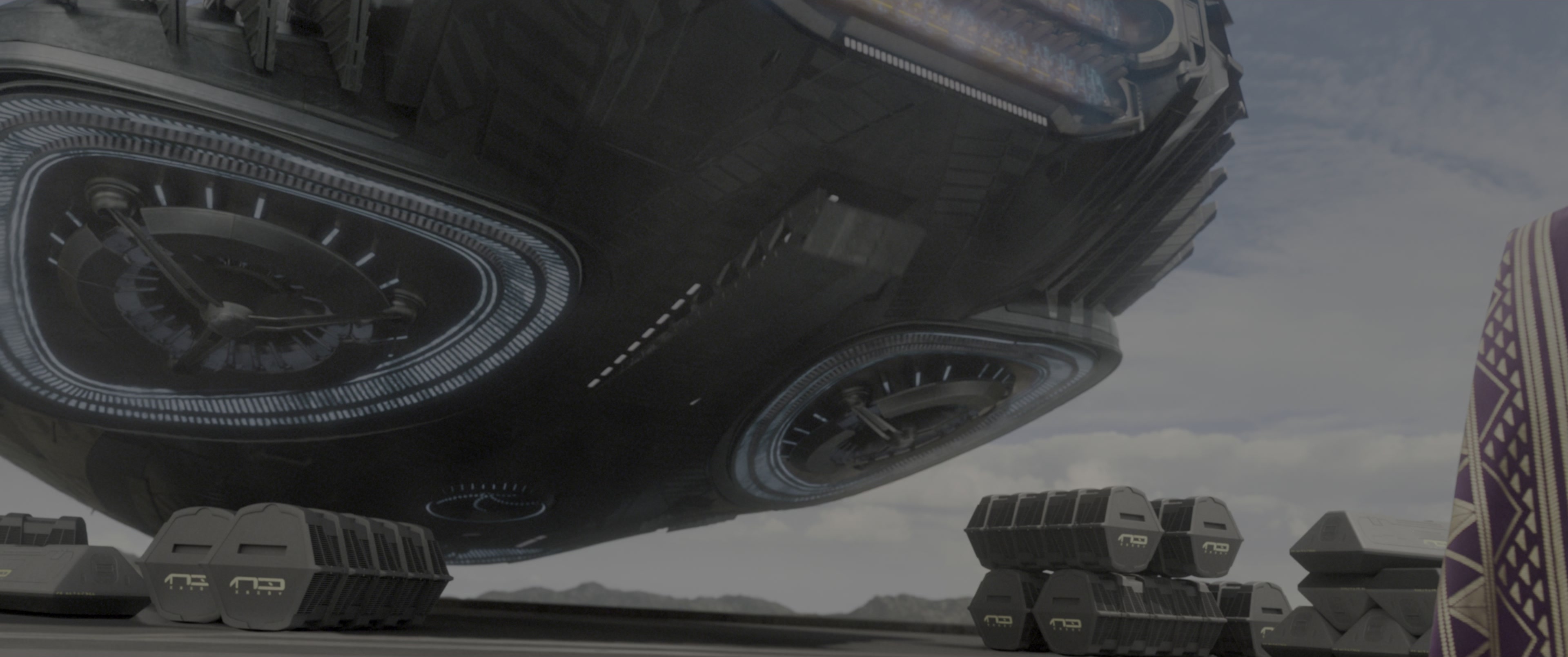Black Panther (2018), wide, 2.39:1 — film still