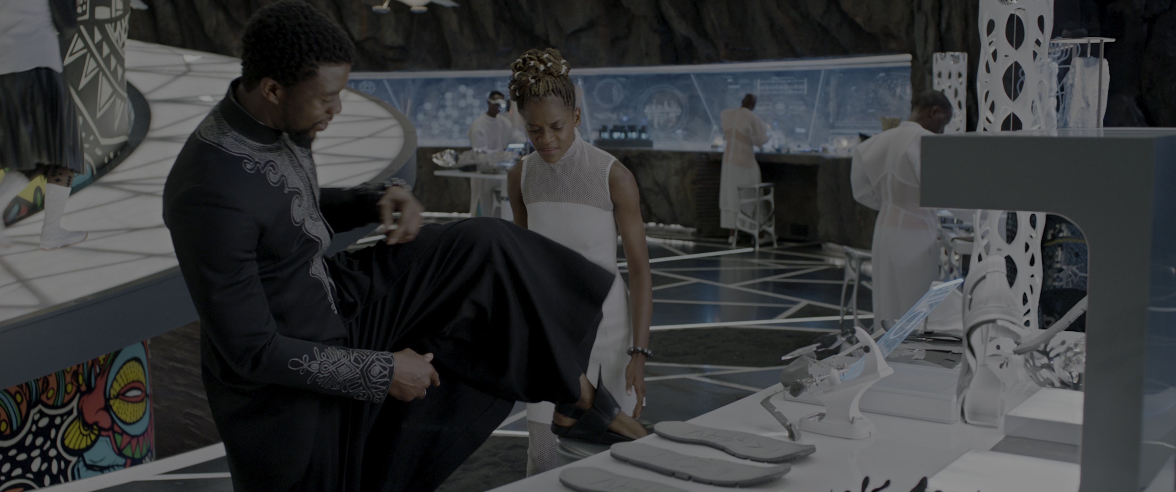 Black Panther (2018), wide, 2.39:1 — film still