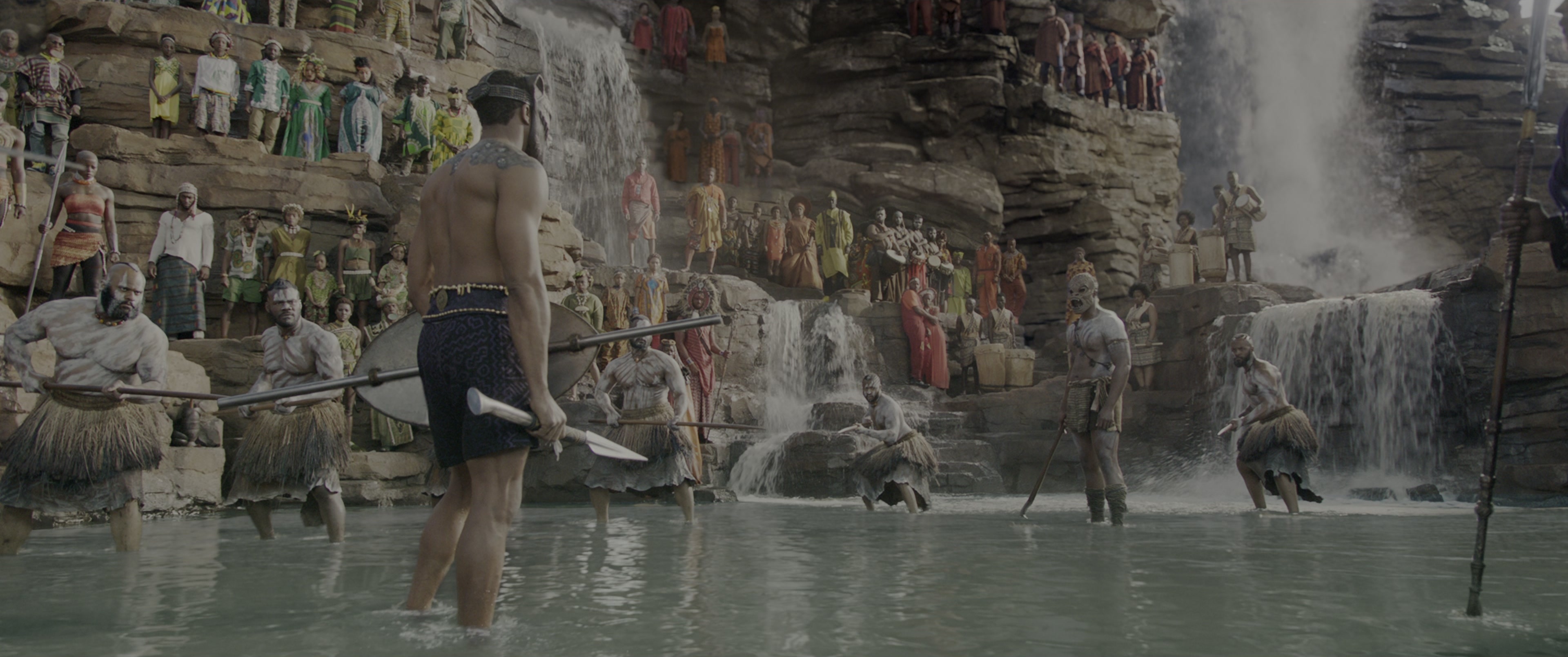 Black Panther (2018), wide, 2.39:1 — film still