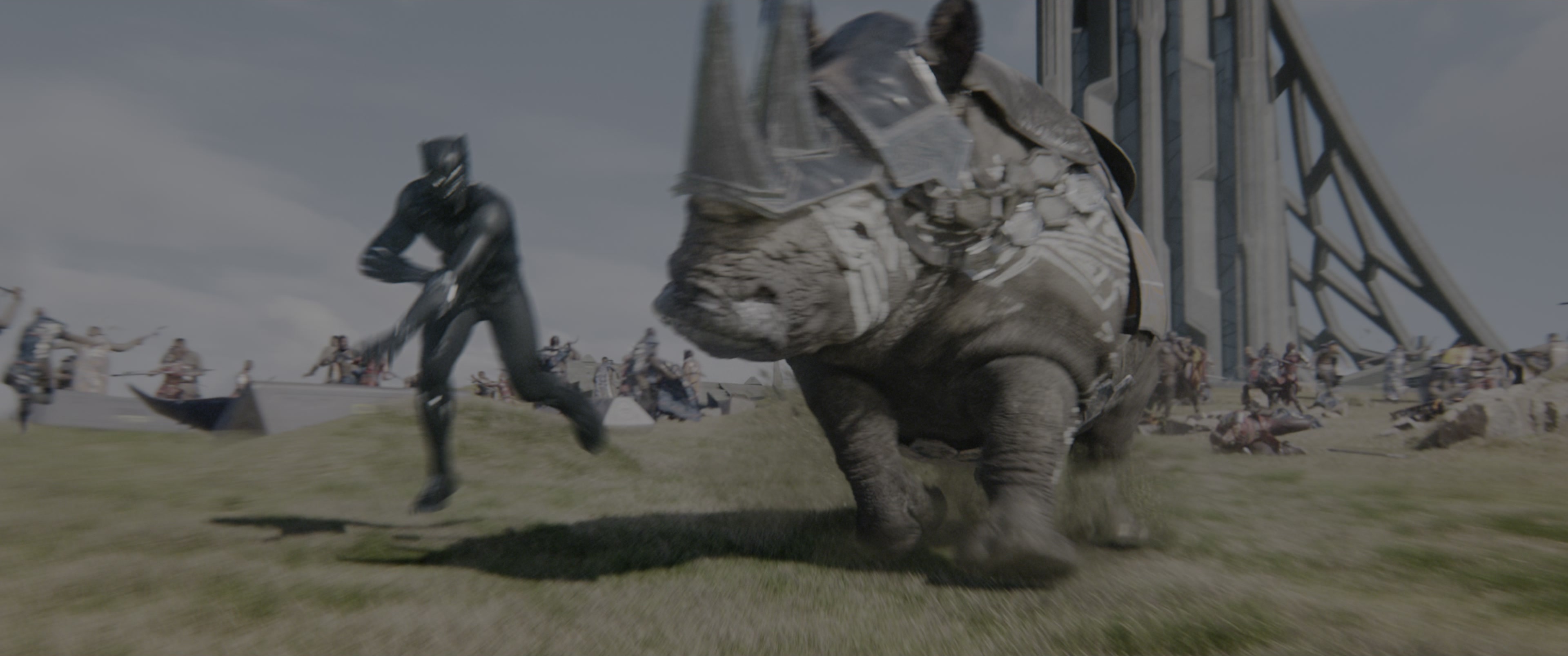 Black Panther (2018), wide, 2.39:1 — film still