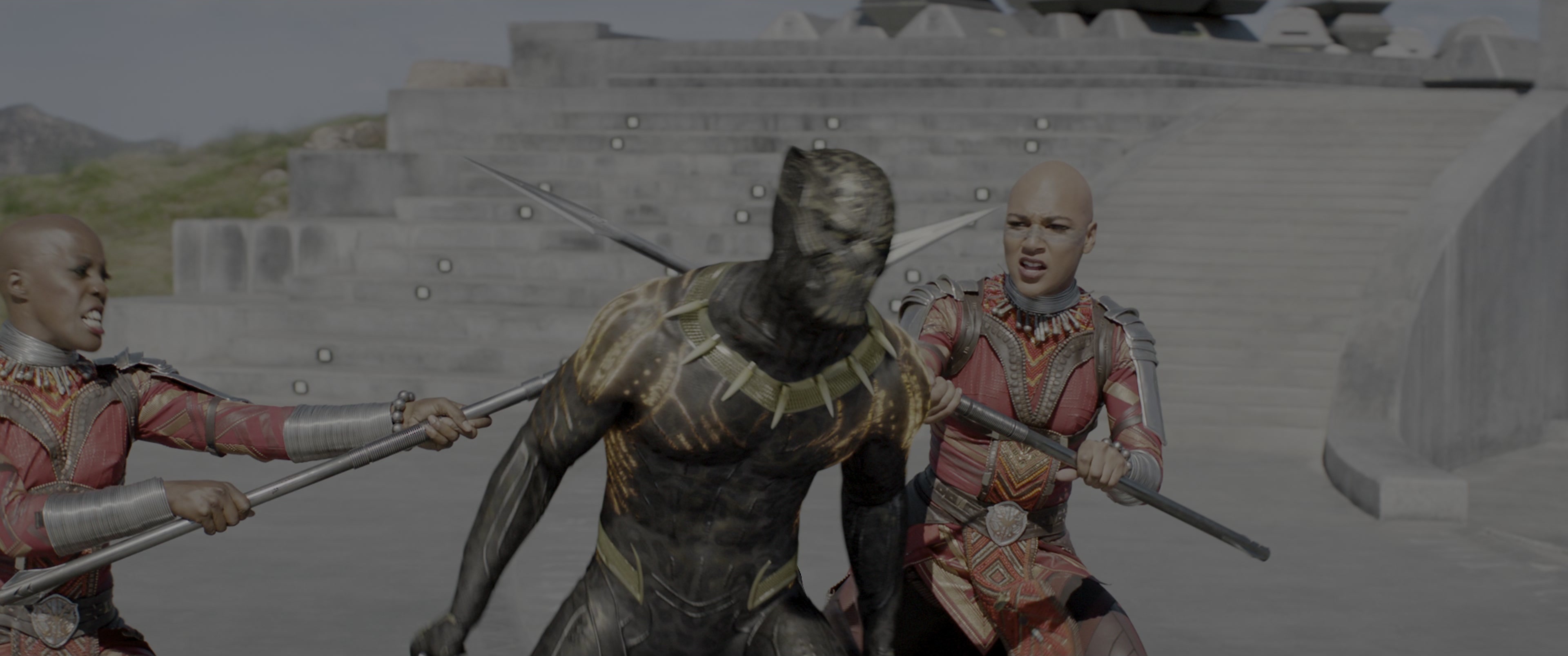 Black Panther (2018), wide, 2.39:1 — film still