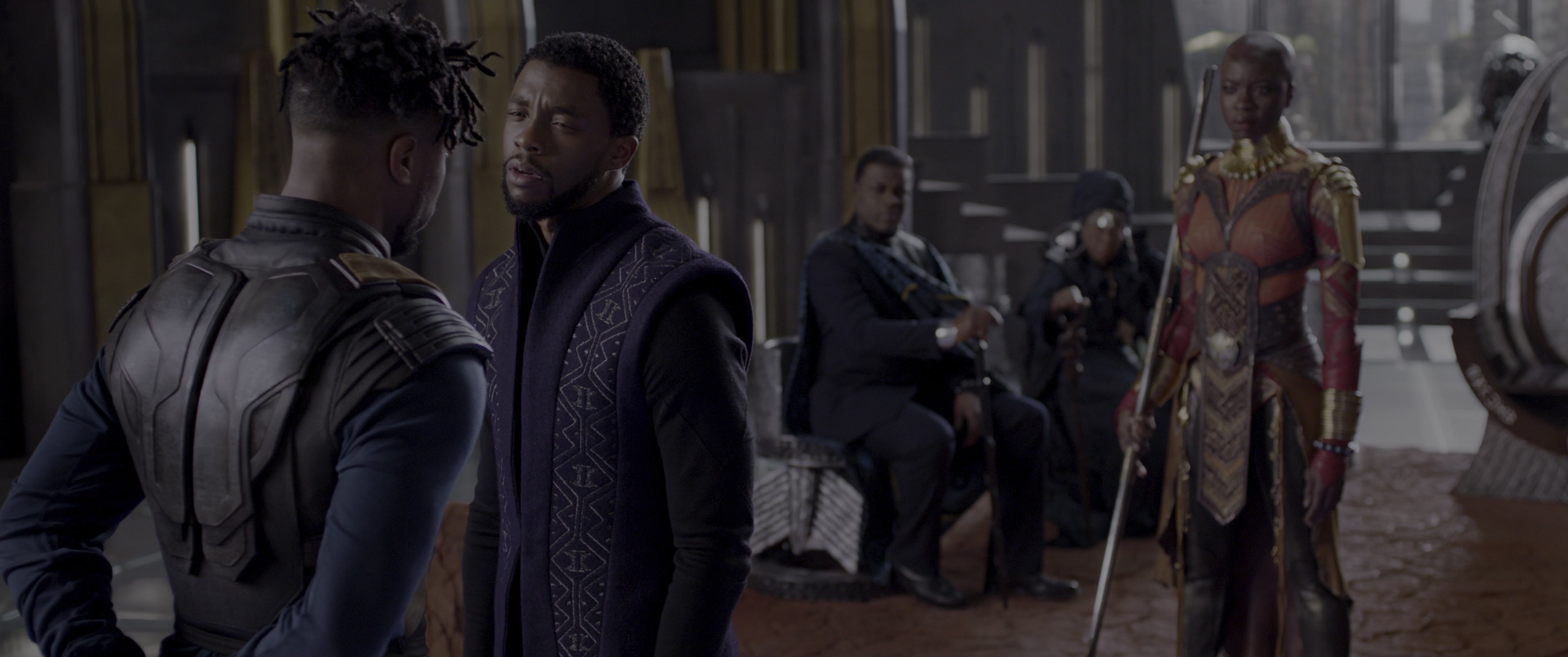 Black Panther (2018), wide, 2.39:1 — film still