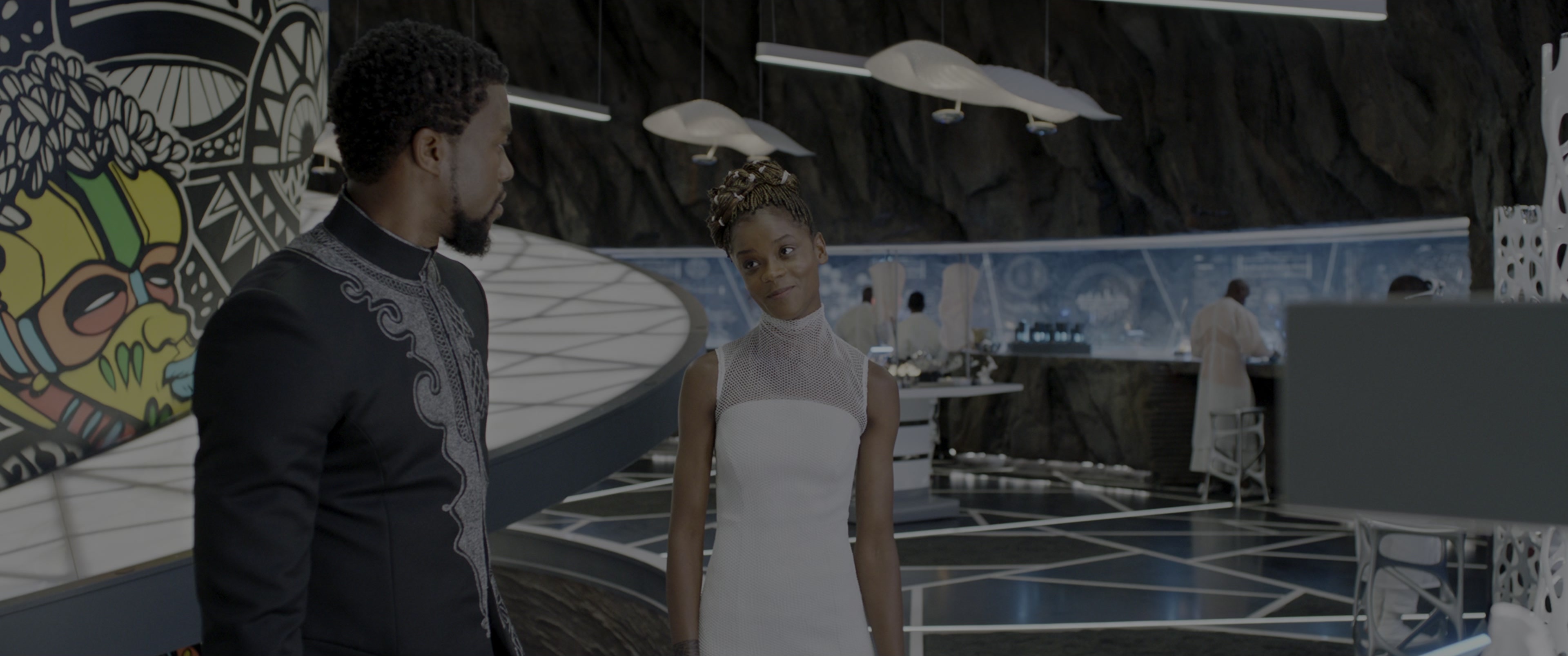 Black Panther (2018), wide, 2.39:1 — film still