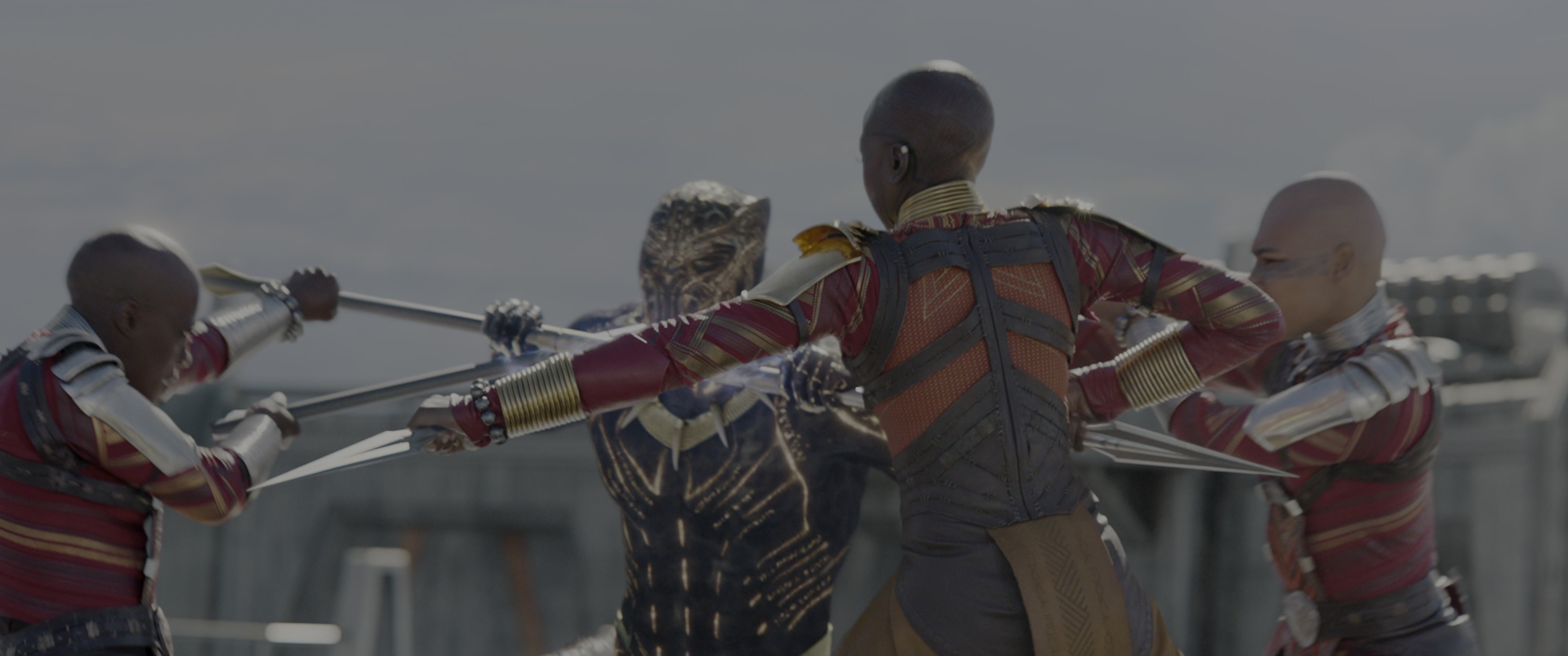Black Panther (2018), wide, 2.39:1 — film still