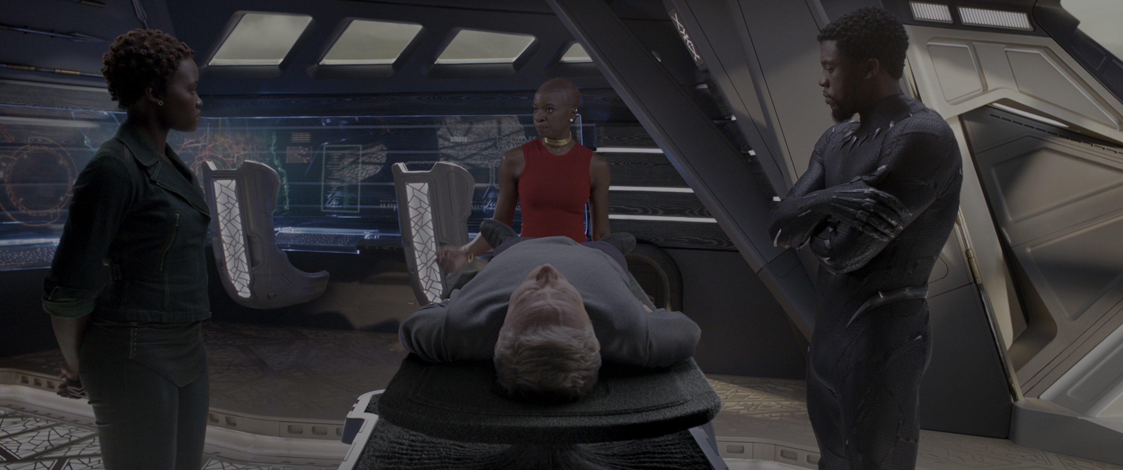 Black Panther (2018), wide, 2.39:1 — film still