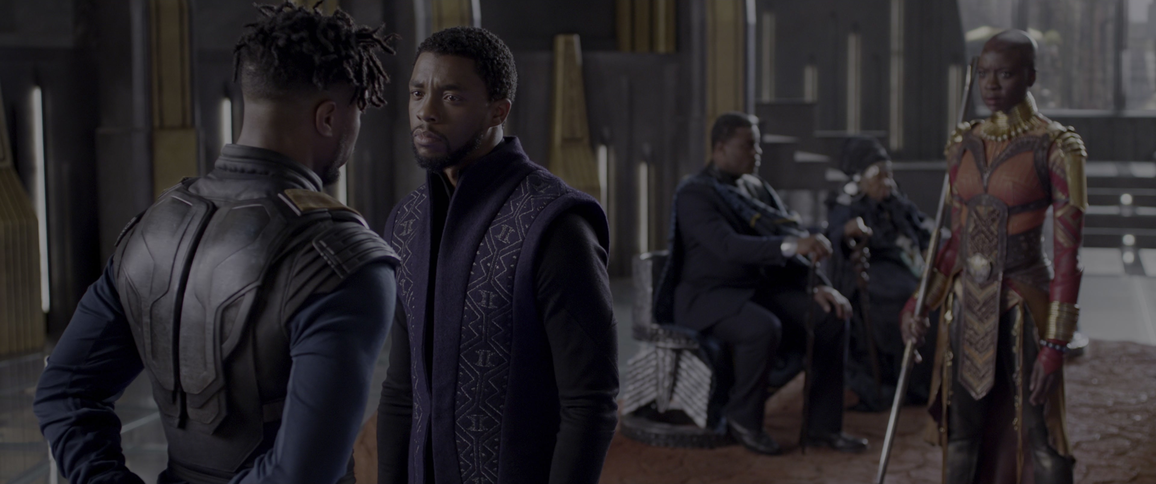Black Panther (2018), wide, 2.39:1 — film still