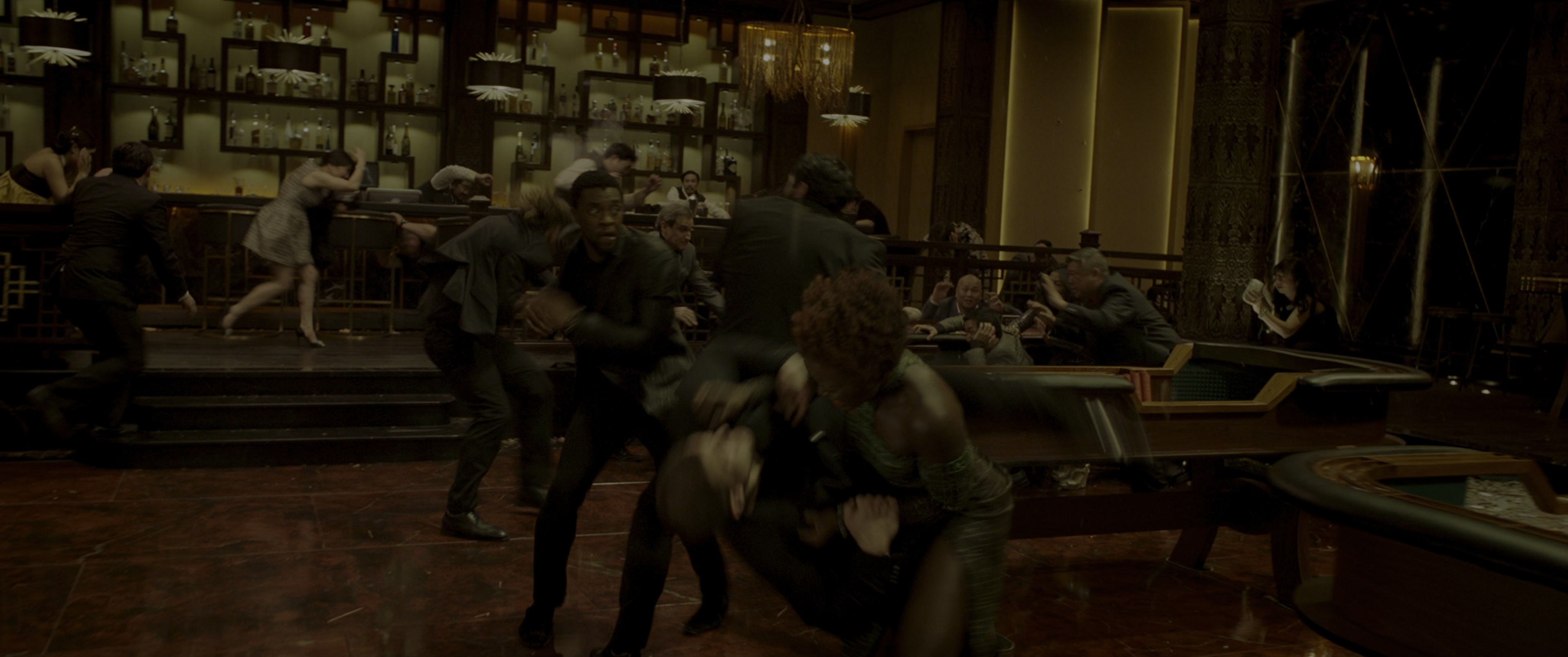 Black Panther (2018), wide, 2.39:1 — film still
